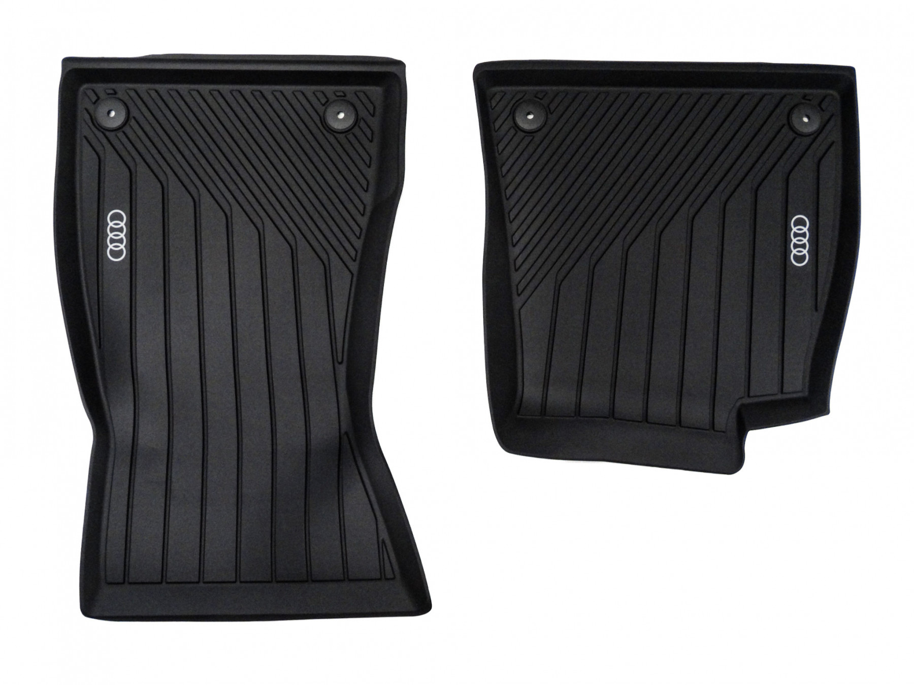 Original Audi A6 4P Avant Gummimatten Gummifußmatten Set vorne 4P1061501