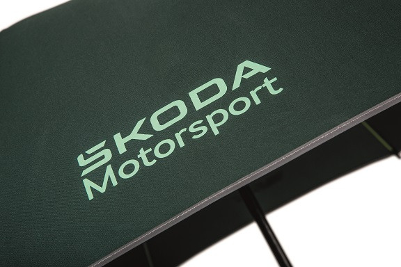 Skoda Motorsport Regenschirm Schirm Automatik-Stockschirm grün 6U0087600