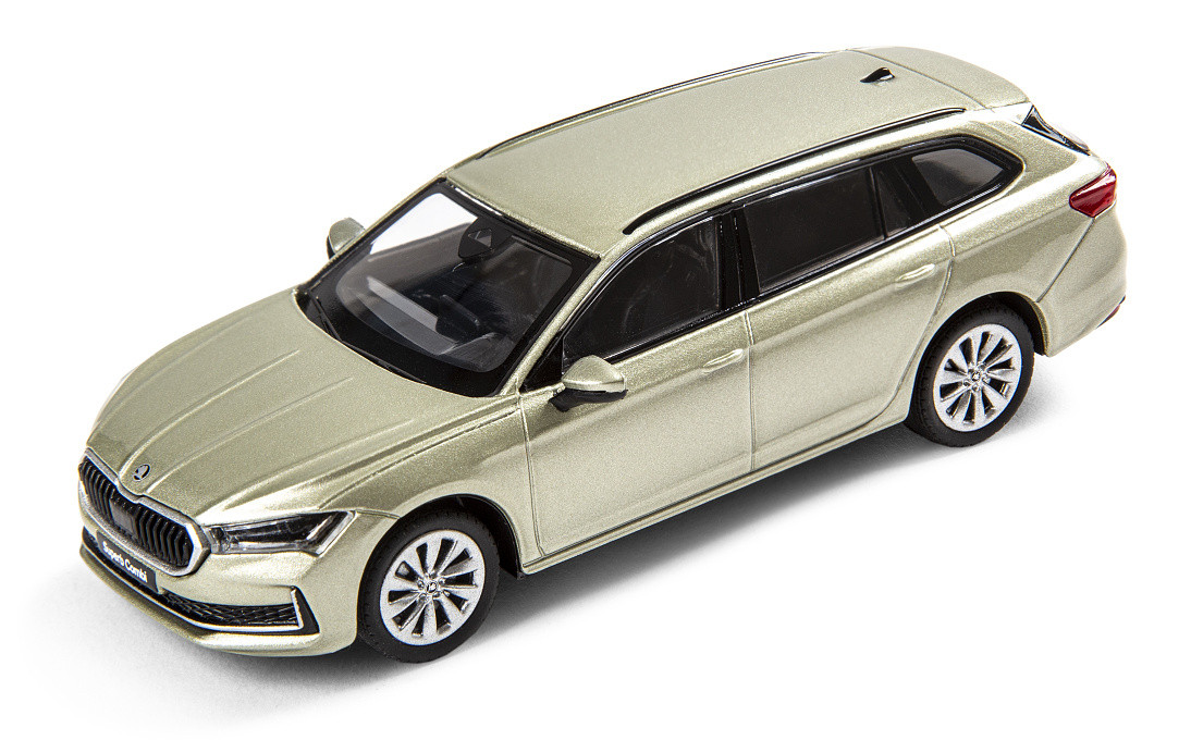 Skoda Superb Combi 2025 Modellauto Miniatur 1:43 Ice Tea-Beige 3P0099300  R1B