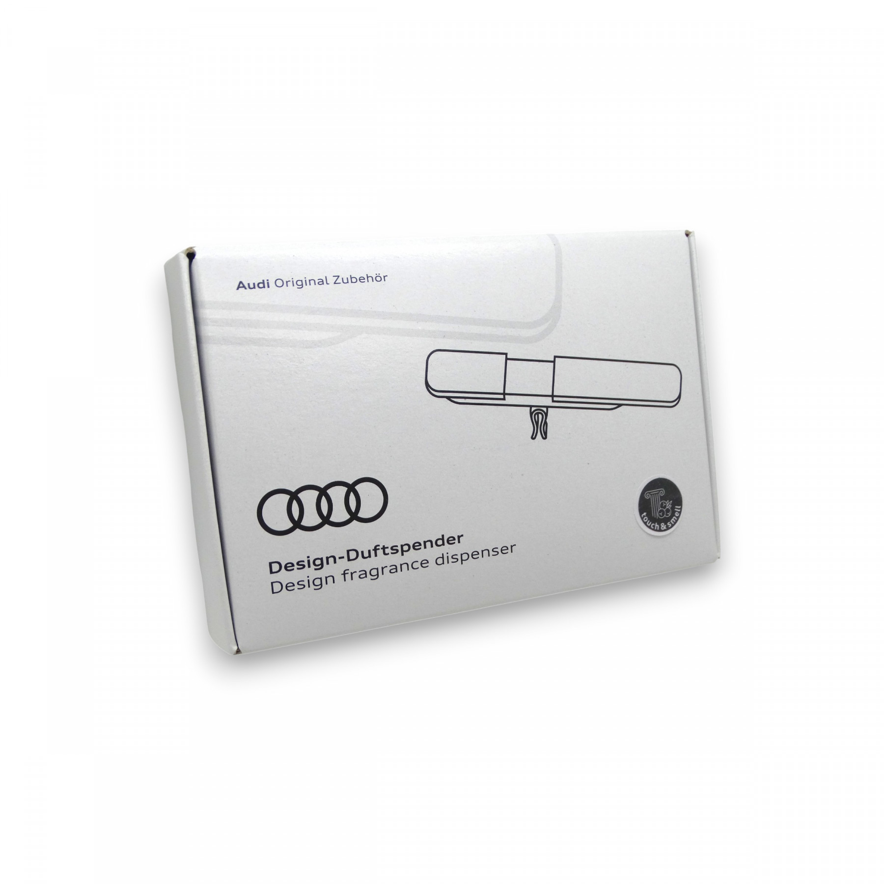 Original Audi Duftspender Lufterfrischer nachfüllbar mediterran grau 85B087009