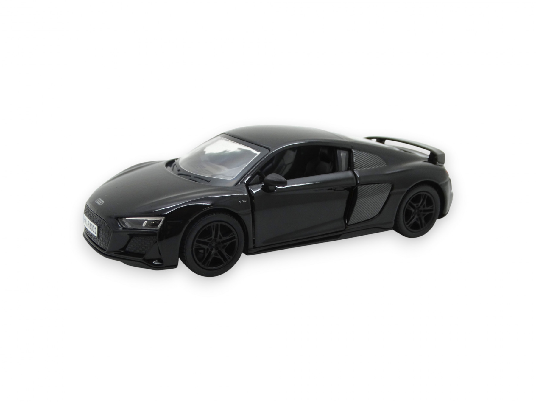 Audi R8 Coupé 1:36 Pullback Spielzeugauto Rückziehauto Kinder schwarz