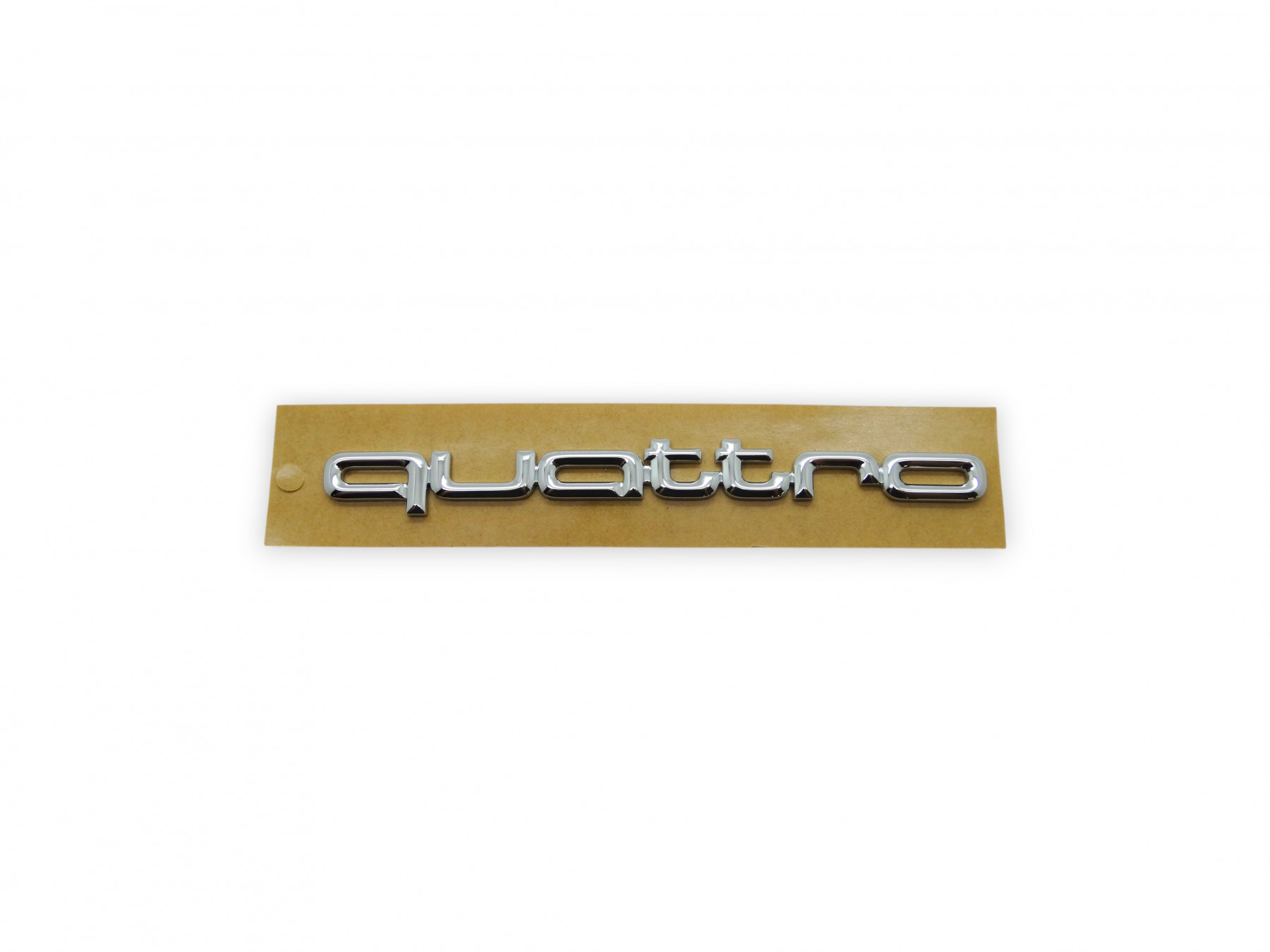 Audi Tradition quattro Schriftzug Logo Emblem chrom selbstklebend 8A0853737C 2ZZ