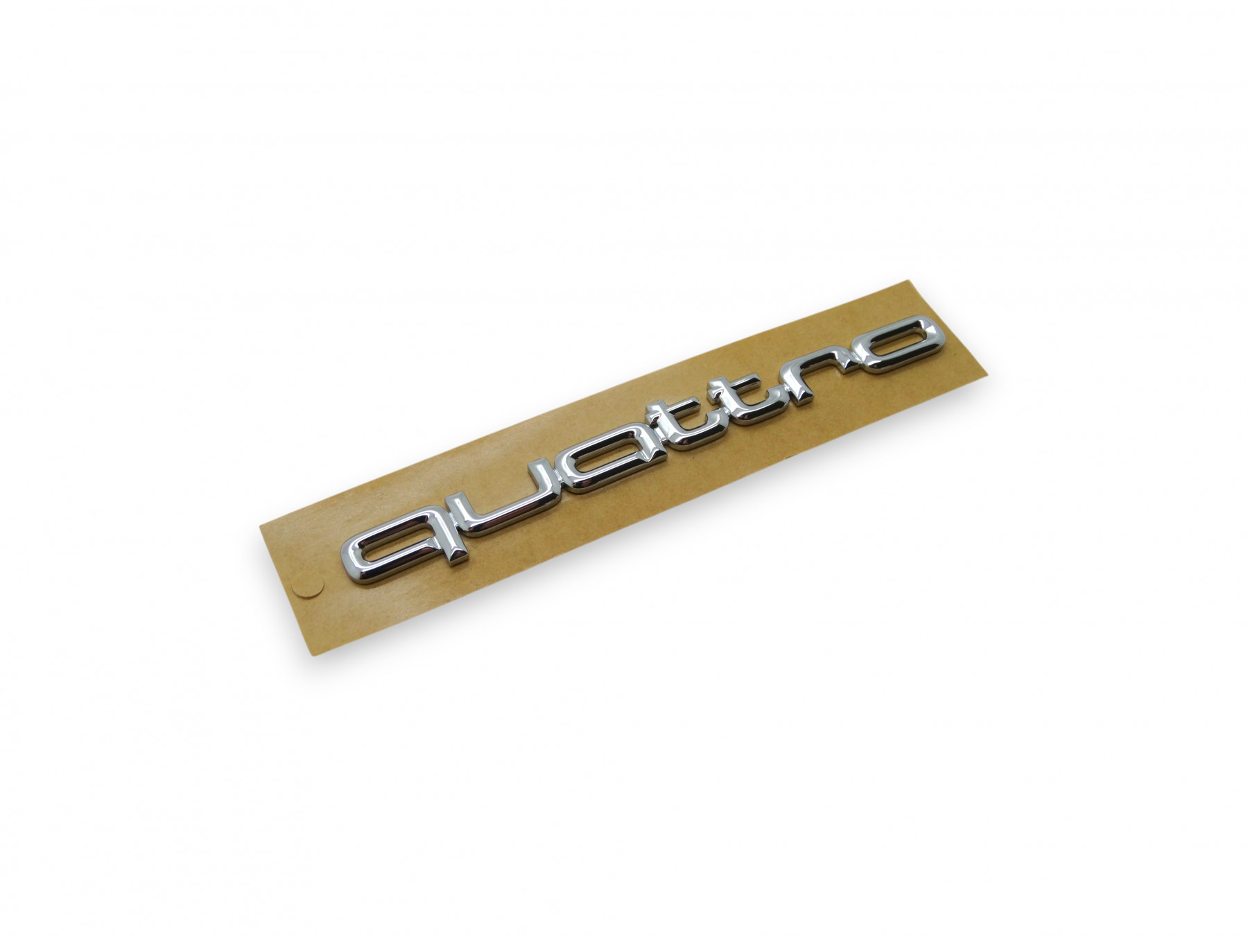 Audi Tradition quattro Schriftzug Logo Emblem chrom selbstklebend 8A0853737C 2ZZ