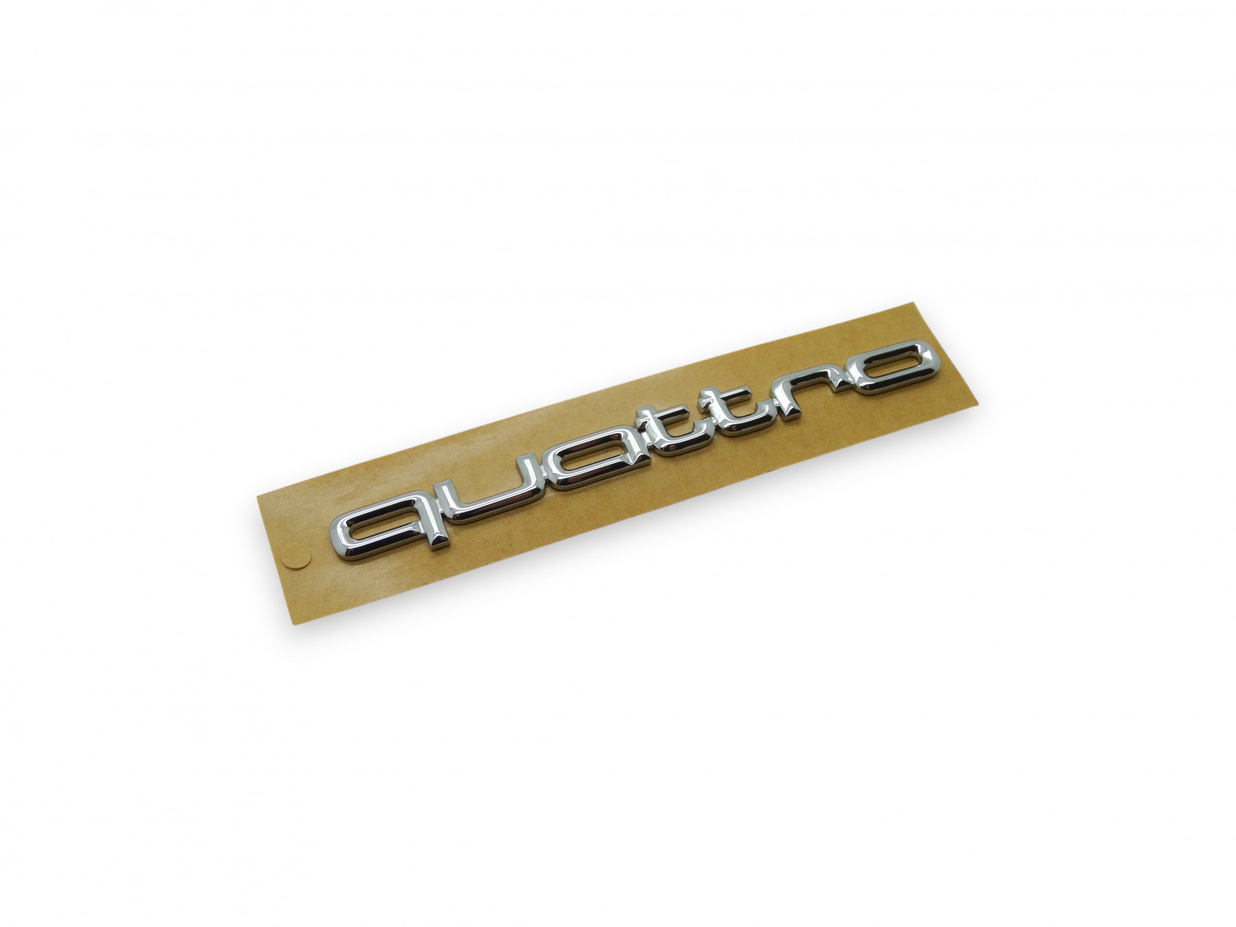 Audi Tradition quattro Schriftzug Logo Emblem chrom selbstklebend 8A0853737C 2ZZ