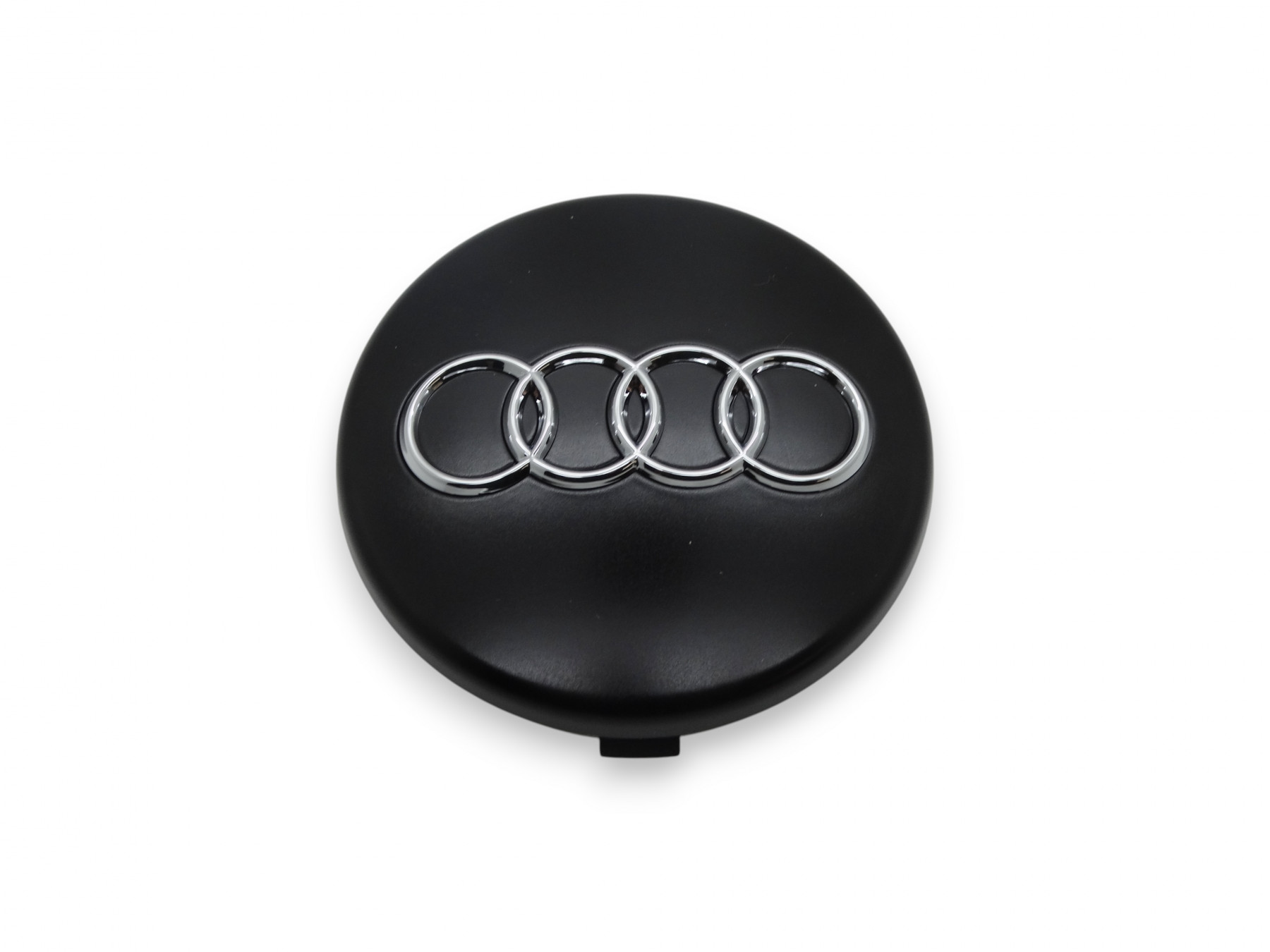 4x Original Audi Nabenkappe Deckel für Alufelge Schwarz Chromringe 4B0601170 LT7