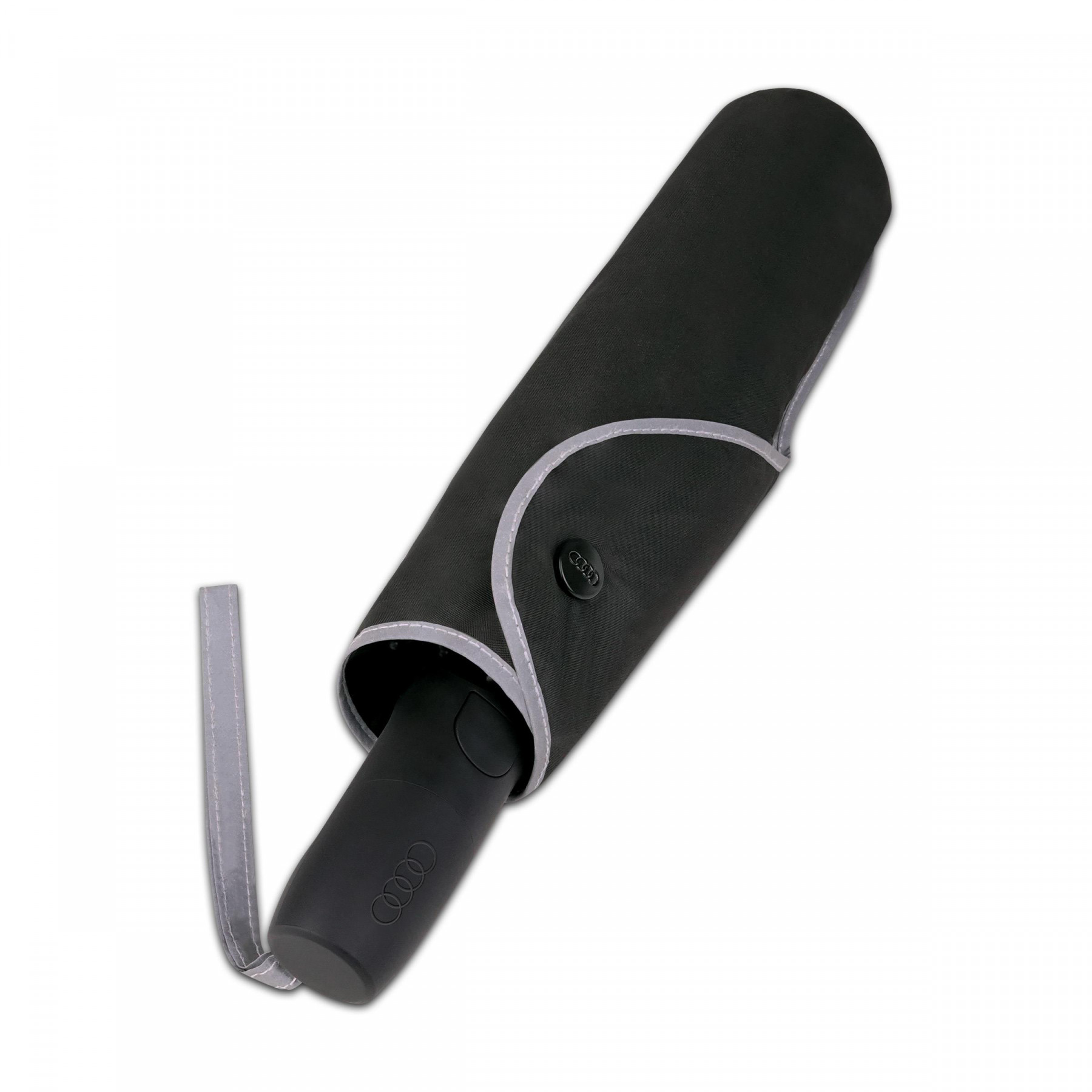 Audi Taschenschirm Regenschirm Automatikschirm Audi Ringe schwarz 3122200400