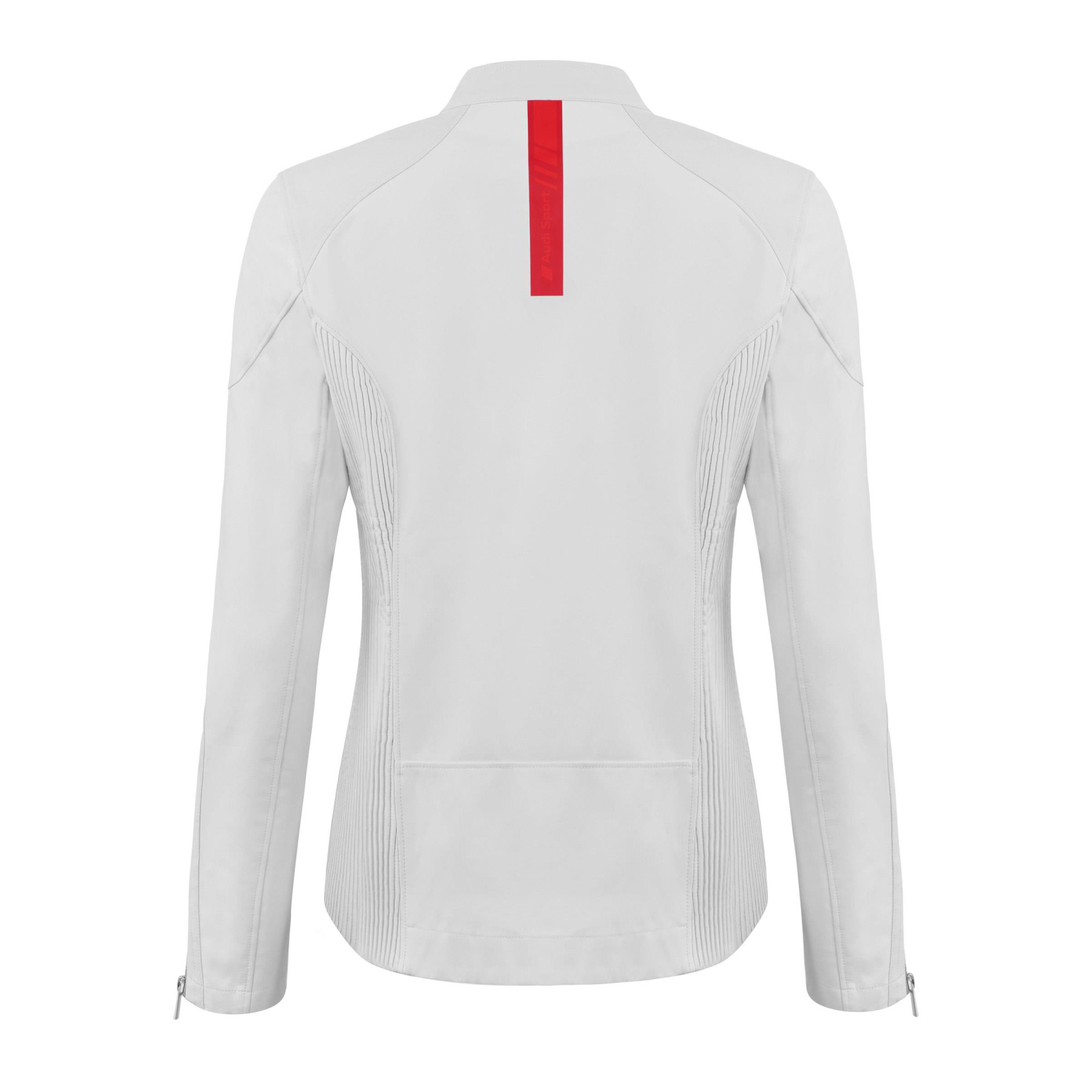 Audi Sport Damen Softshelljacke Jacke Übergangsjacke Bikerjacke weiß