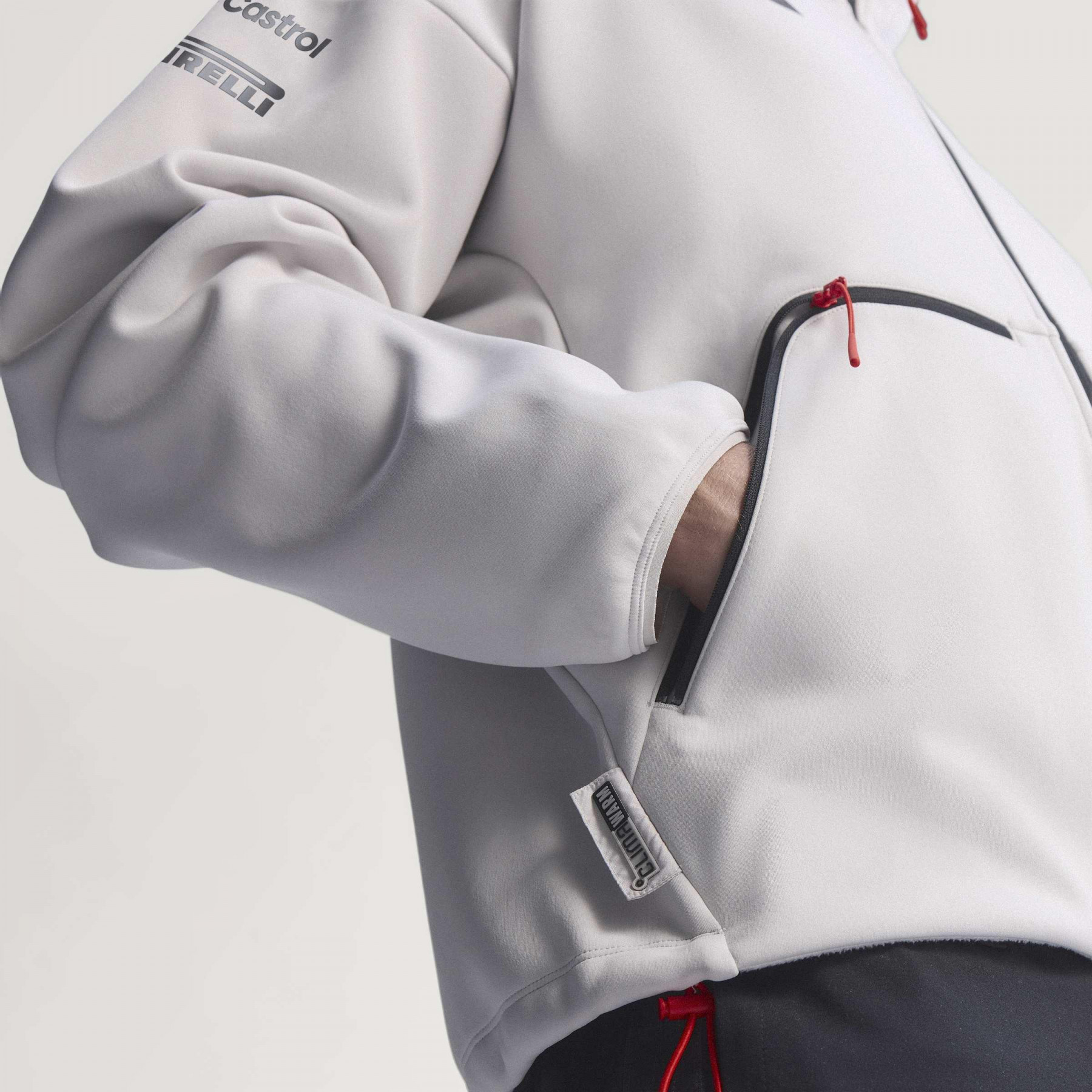 Audi Formel 1 Trainingsjacke Tracktop Jacket Herren grau L, XL, XXL