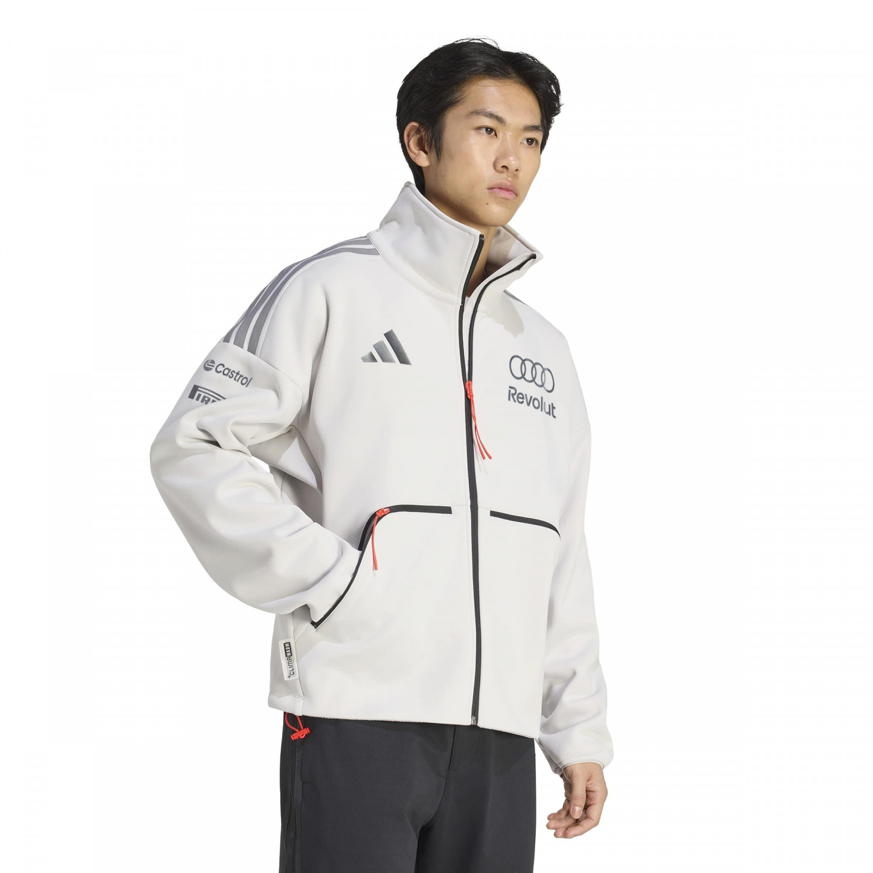 Audi Formel 1 Trainingsjacke Tracktop Jacket Herren grau L, XL, XXL