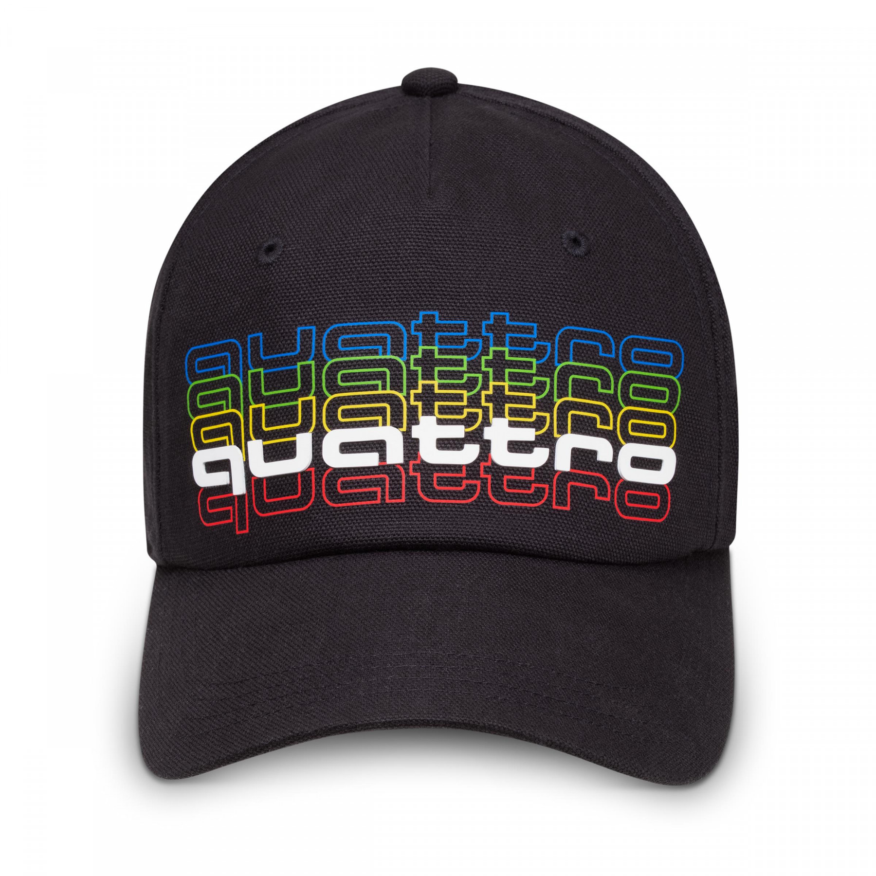 Audi quattro pulse Cap Baseballcap schwarz  mehrfarbiges quattro Logo 3132609500
