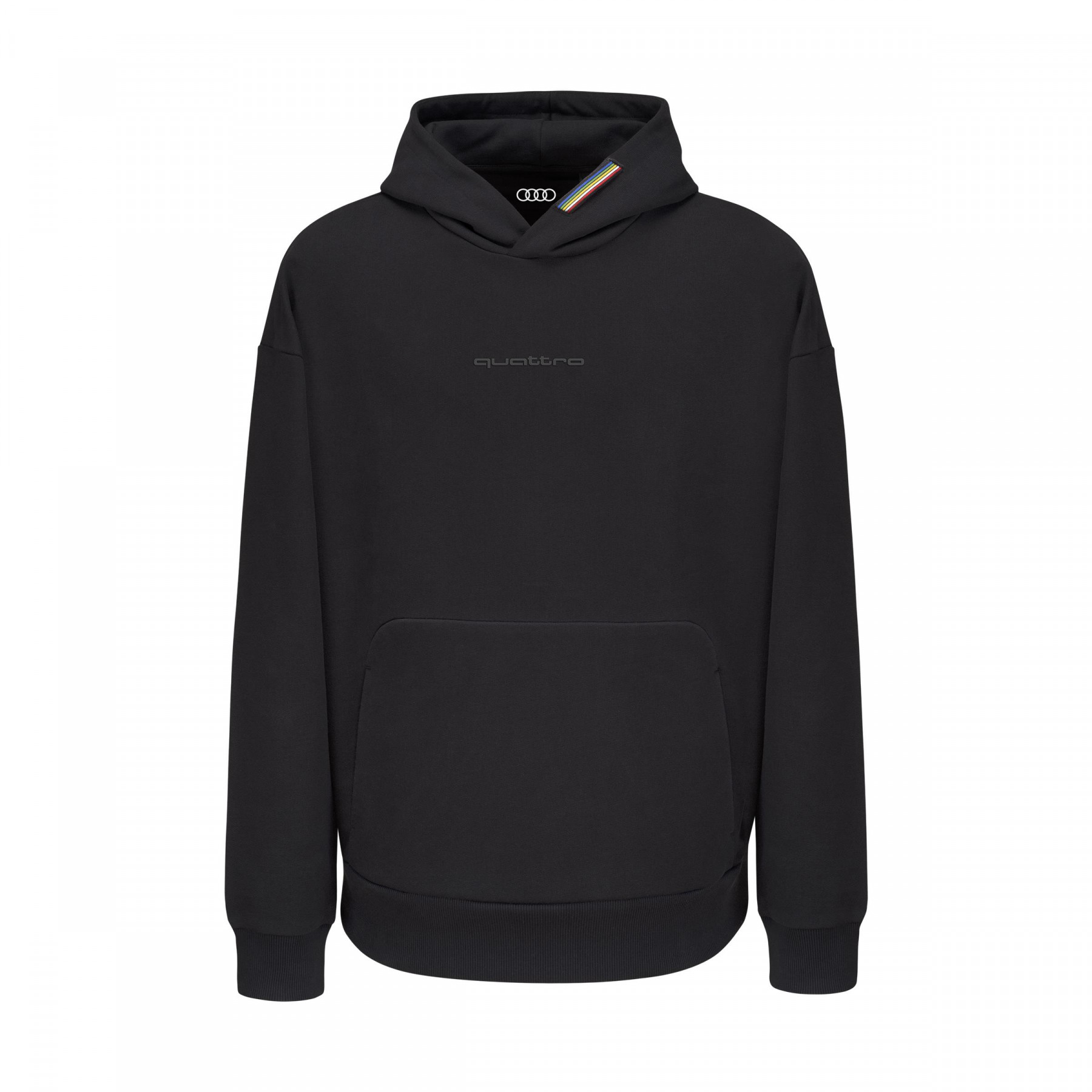 Audi quattro pulse Hoodie Kapuzenpullover Sweatshirt Pullover Herren schwarz