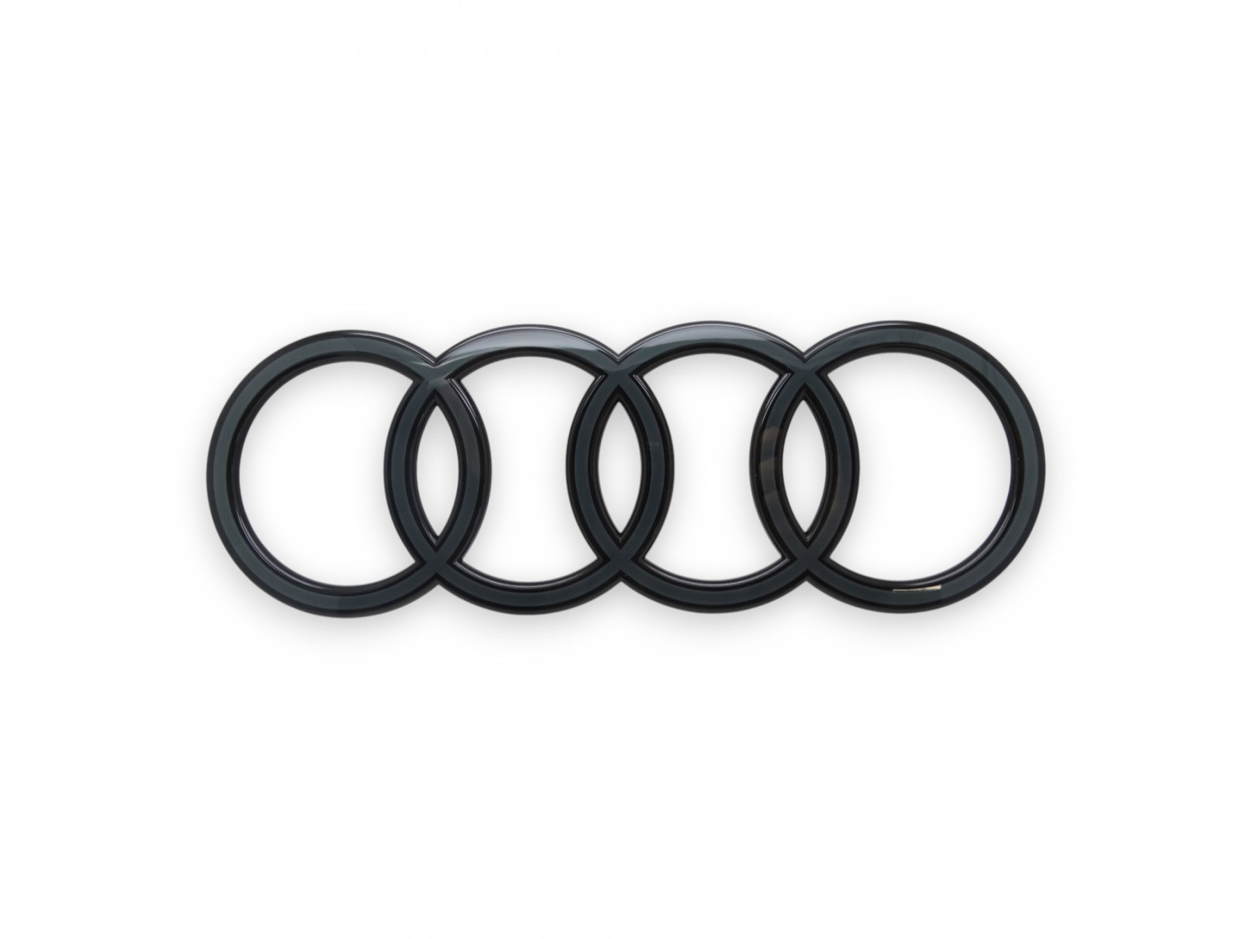 Original Audi Q7 Ringe Emblem Schriftzug Kühlergrill anthrazit 4M0853605B 716