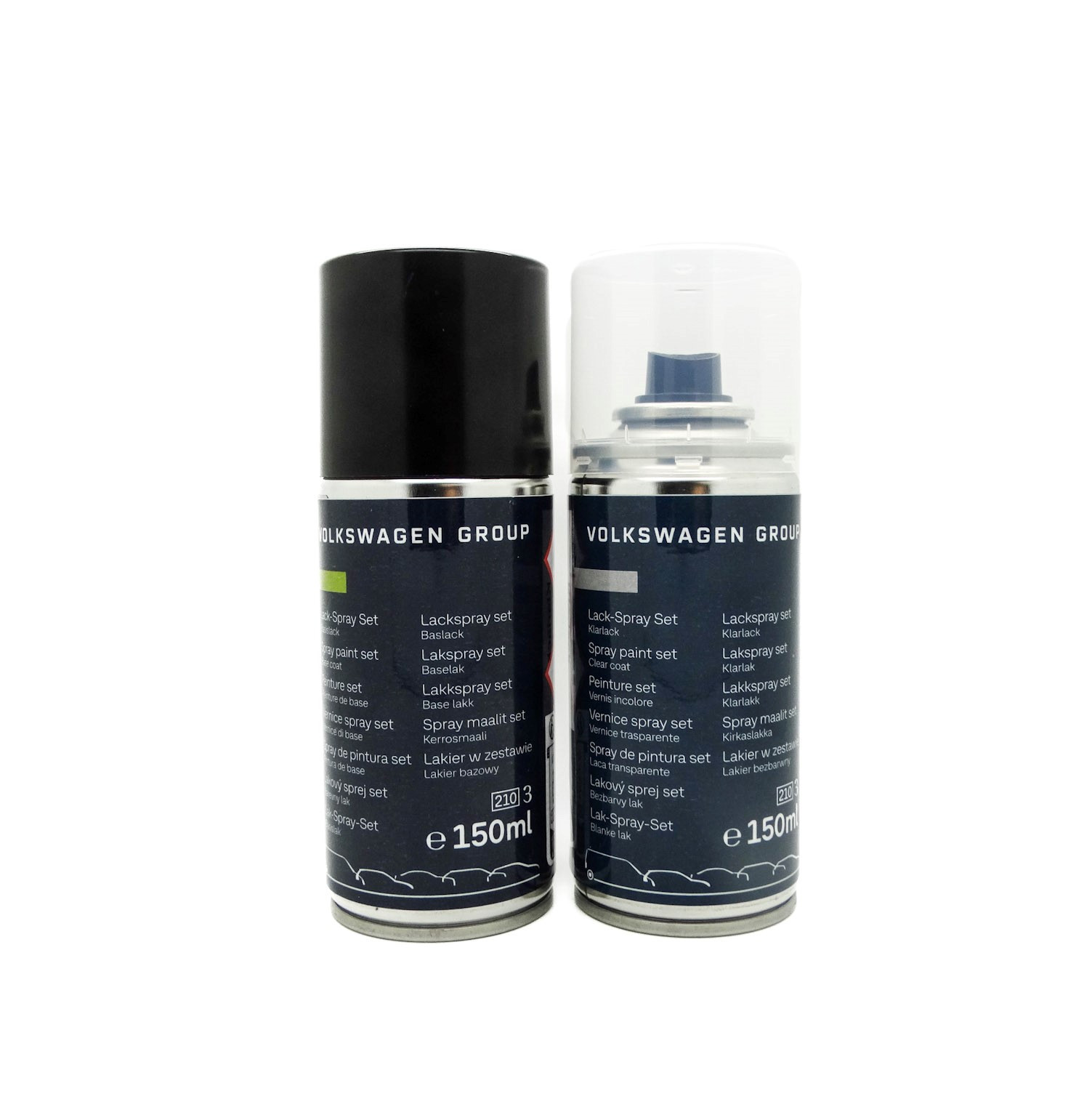 Original Audi VW Skoda Seat Lackspray Set 
