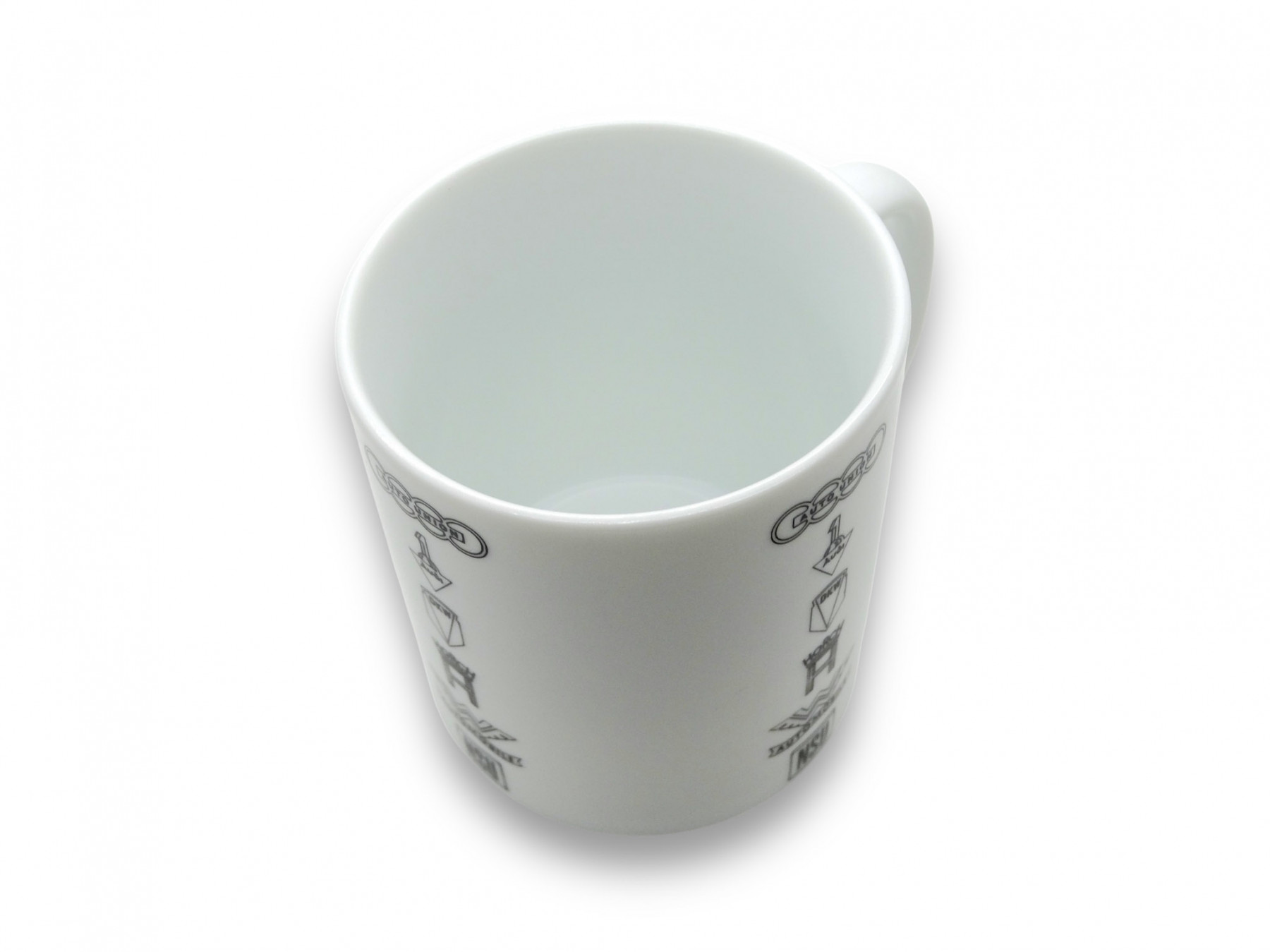 Audi Tradition Tasse Traditionsmarken Motiv weiß