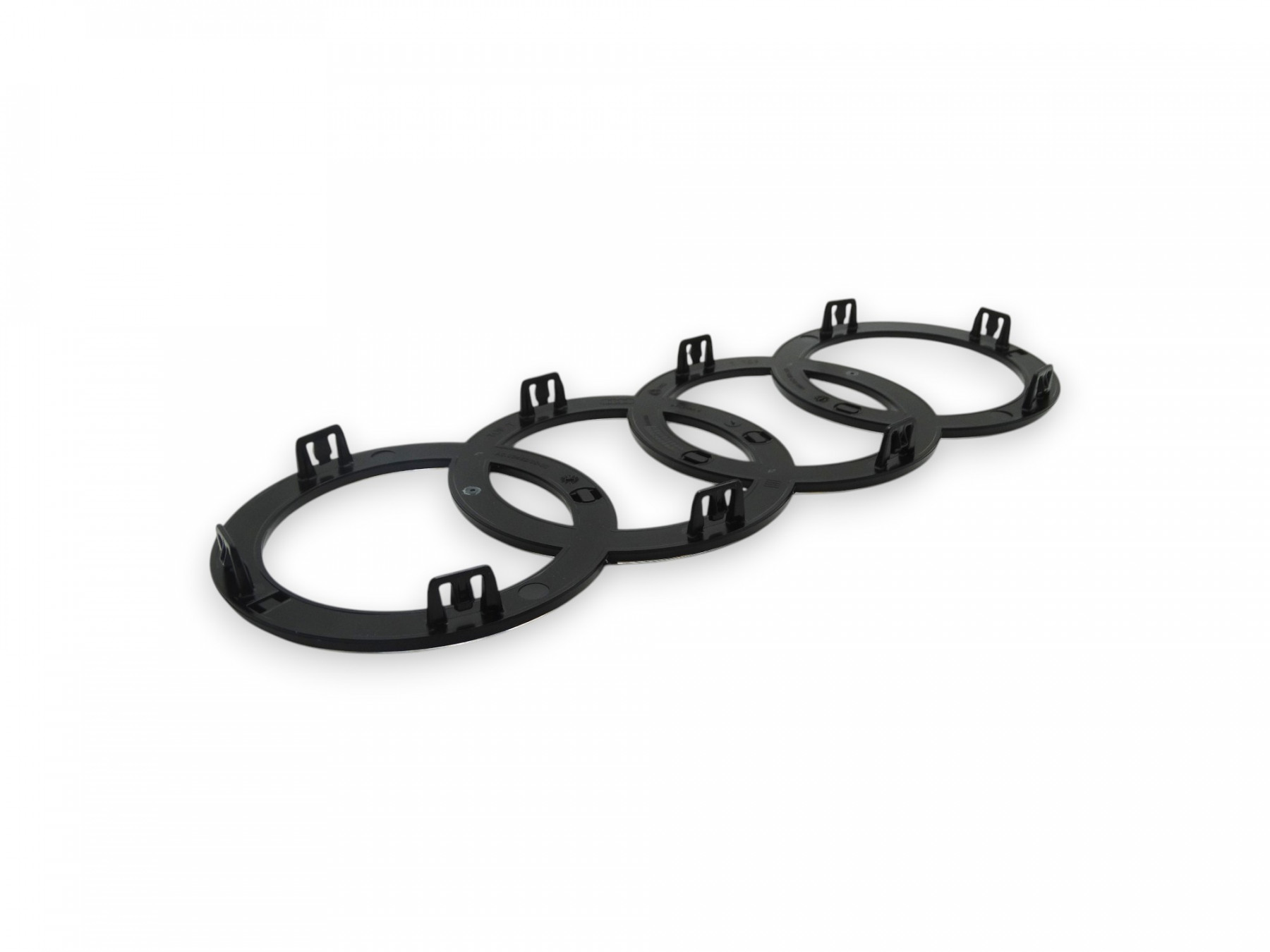 Original Audi Q7 Ringe Emblem Schriftzug Kühlergrill anthrazit 4M0853605B 716