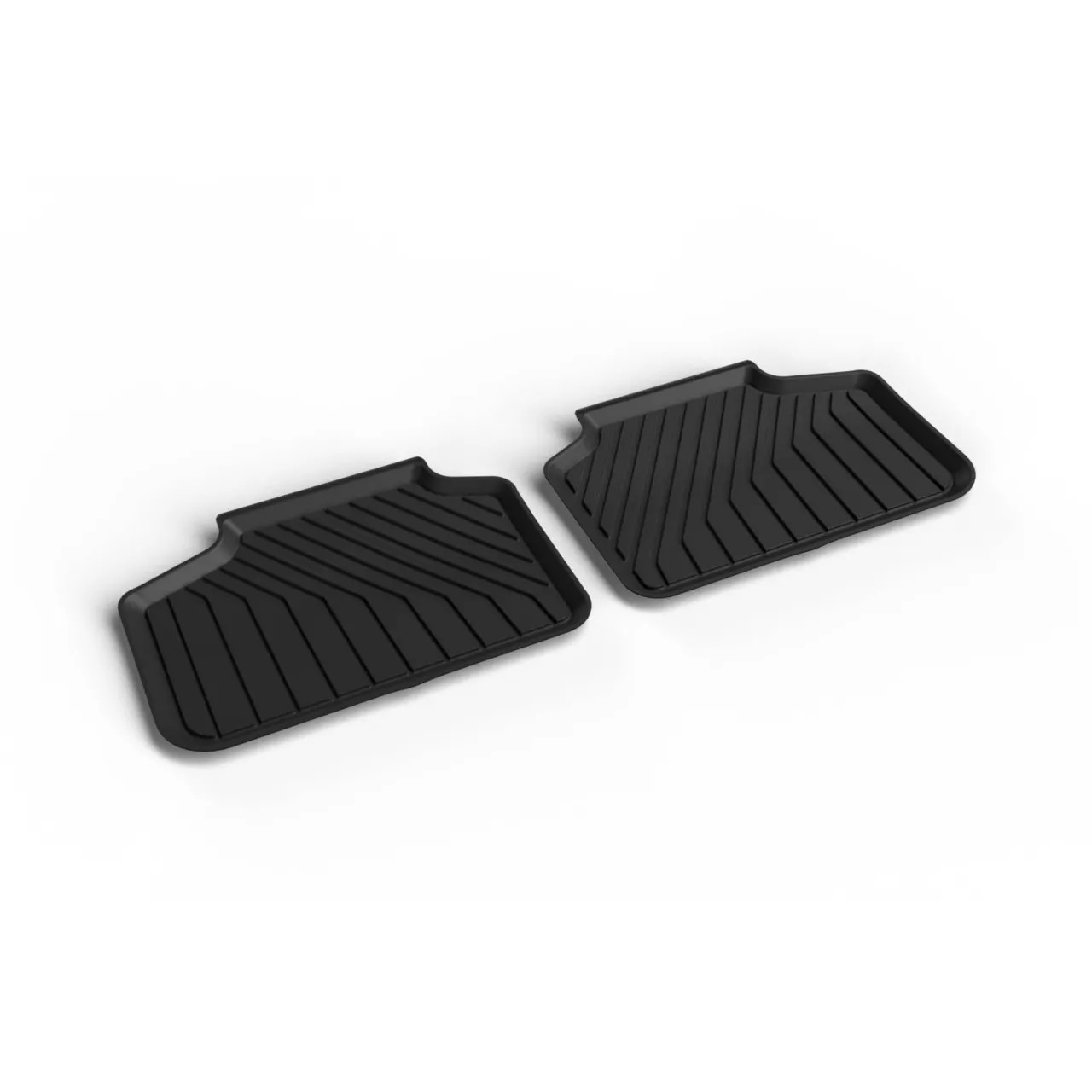 Original Audi Q7 (Typ G8) Gummimatten Gummifußmatten hinten schwarz 4MN061511