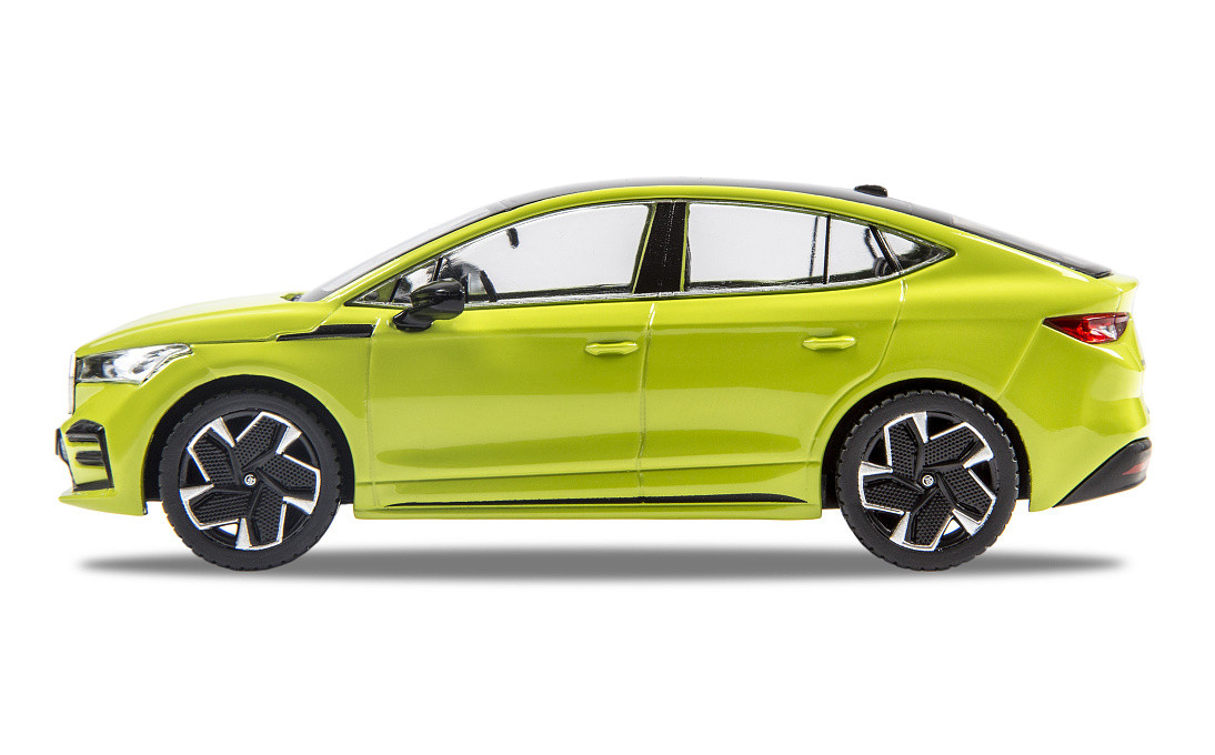 Skoda Enyaq Coupè RS Modellauto Miniatur 1:43 Mamba-Grün 5LE099300 G6E