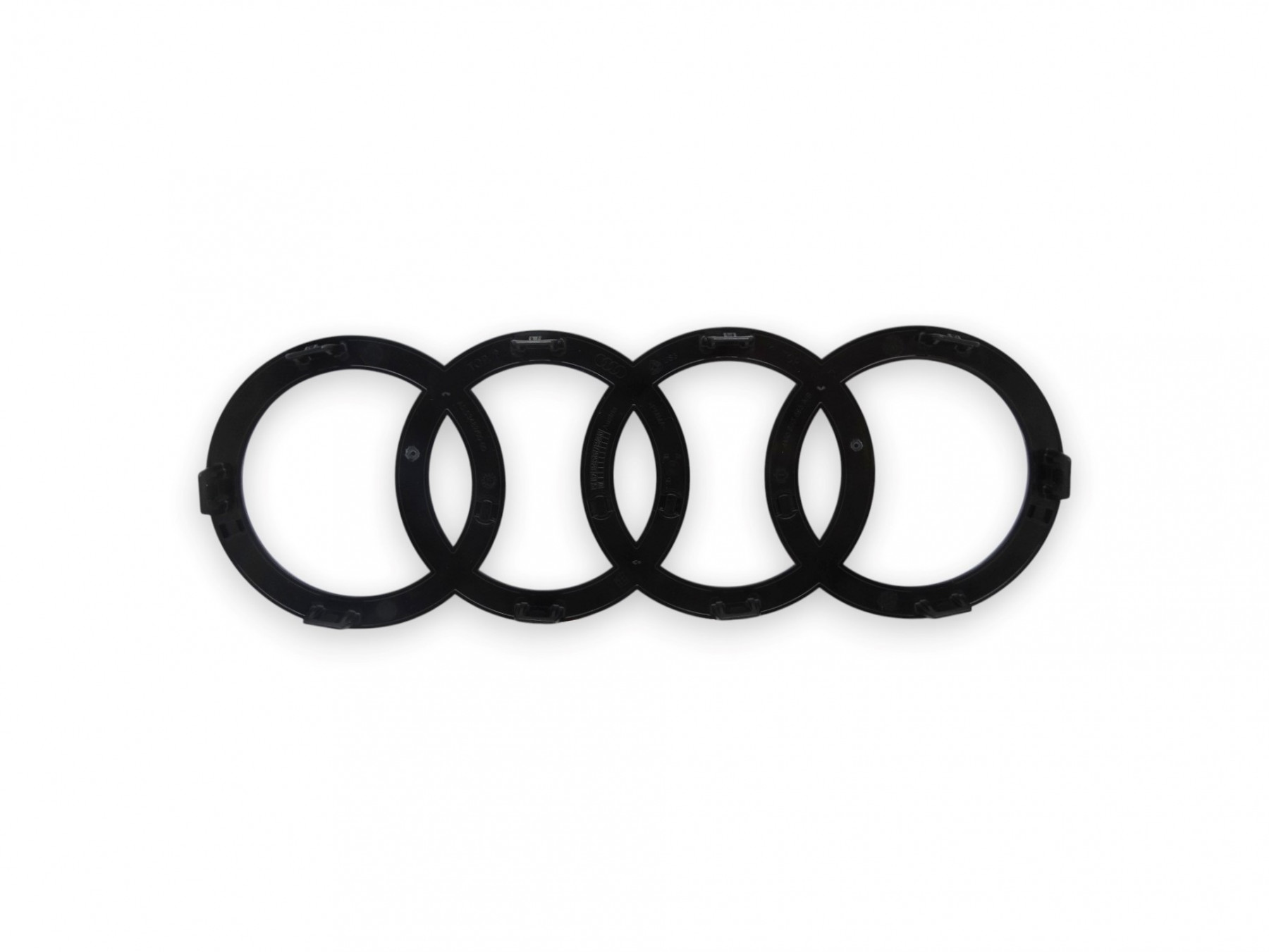 Original Audi Q7 Ringe Emblem Schriftzug Kühlergrill anthrazit 4M0853605B 716