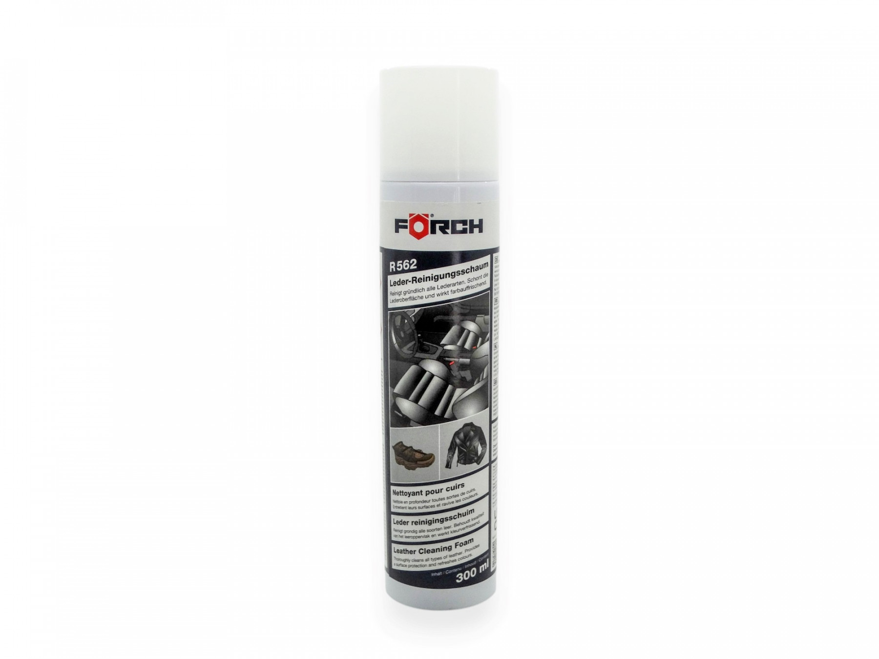 Förch R562 Lederreiniger Reinigungsschaum farbauffrischend alle Lederarten 300ml