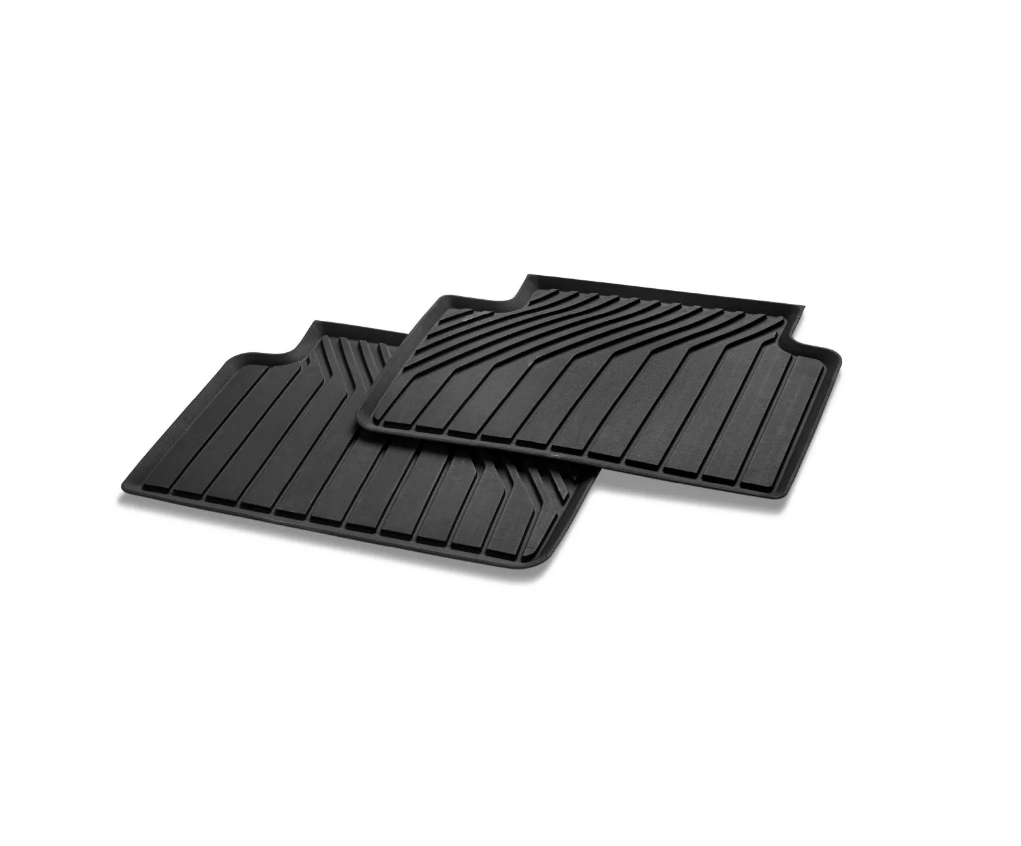 Original Audi A6 e-tron Gummimatten Gummifußmatten S-Logo schwarz vorne + hinten