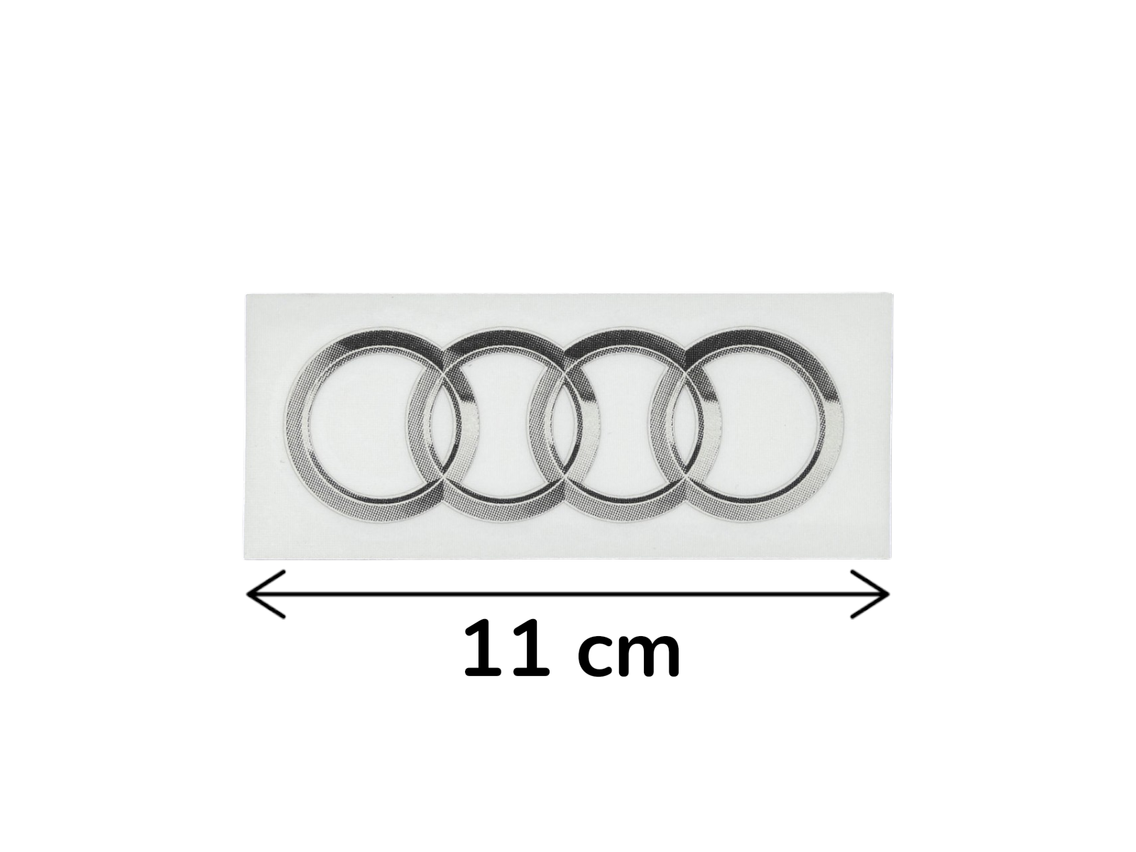  Original Audi Aufkleber Ringe Emblem Logo selbstklebend 8R0060306