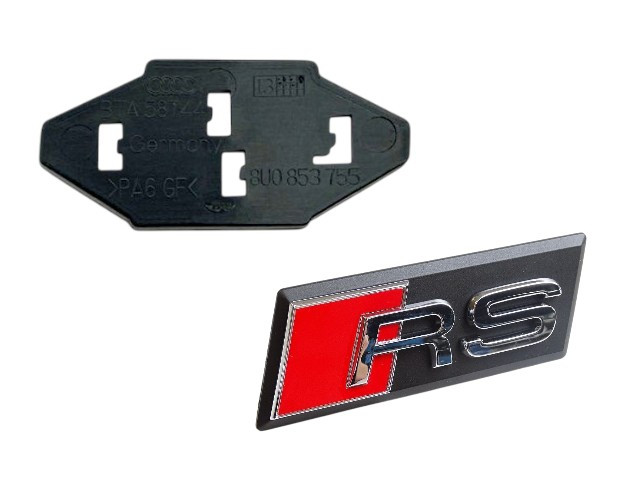 Original Audi RSQ3 - RS - Schriftzug Emblem Logo für Kühlergrill 8U0853736A 2ZZ