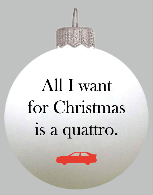 Audi Christbaumkugel Weihnachtskugel Baumschmuck Glas Audi Logo weiß rot