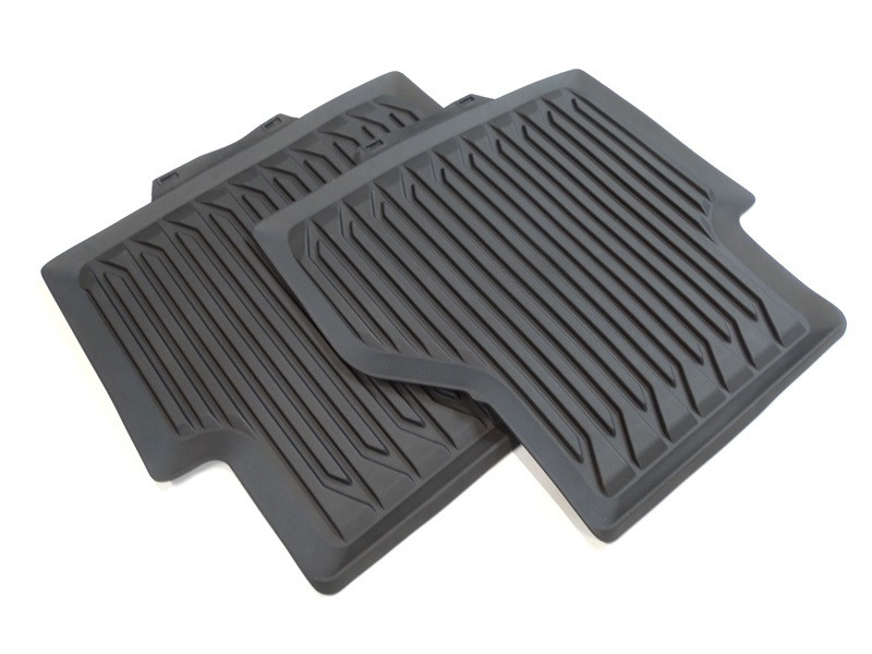 Original Audi A6 4K C8 Gummimatten Gummifußmatten Set vorne + hinten schwarz