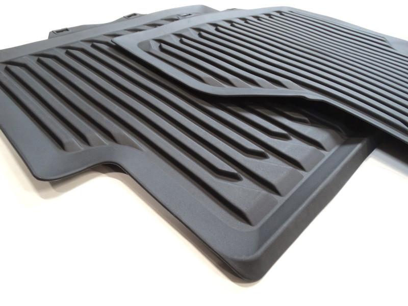 Original Audi A6 4K C8 Gummimatten Gummifußmatten Set vorne + hinten schwarz