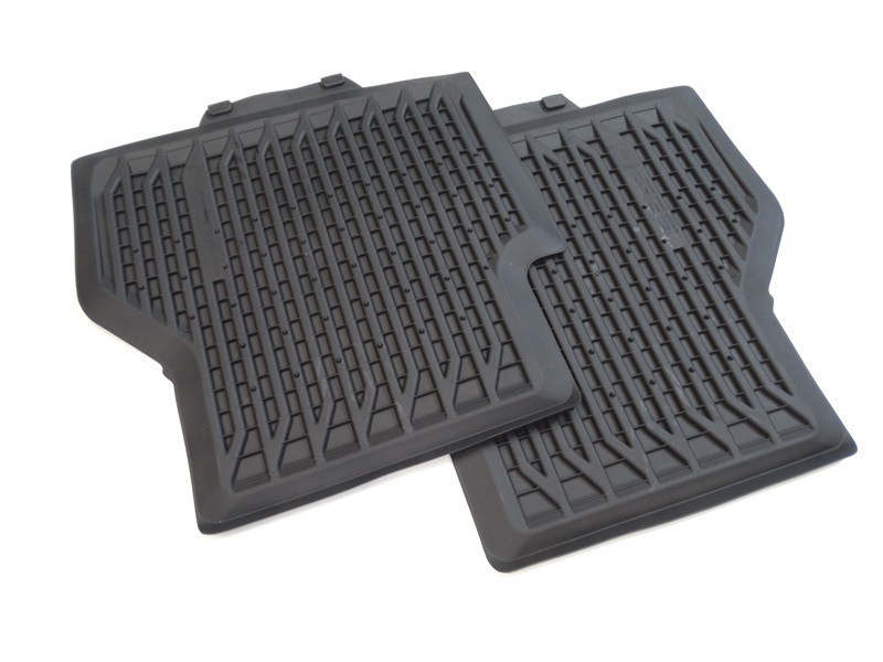 Original Audi A6 4K C8 Gummimatten Gummifußmatten Set vorne + hinten schwarz