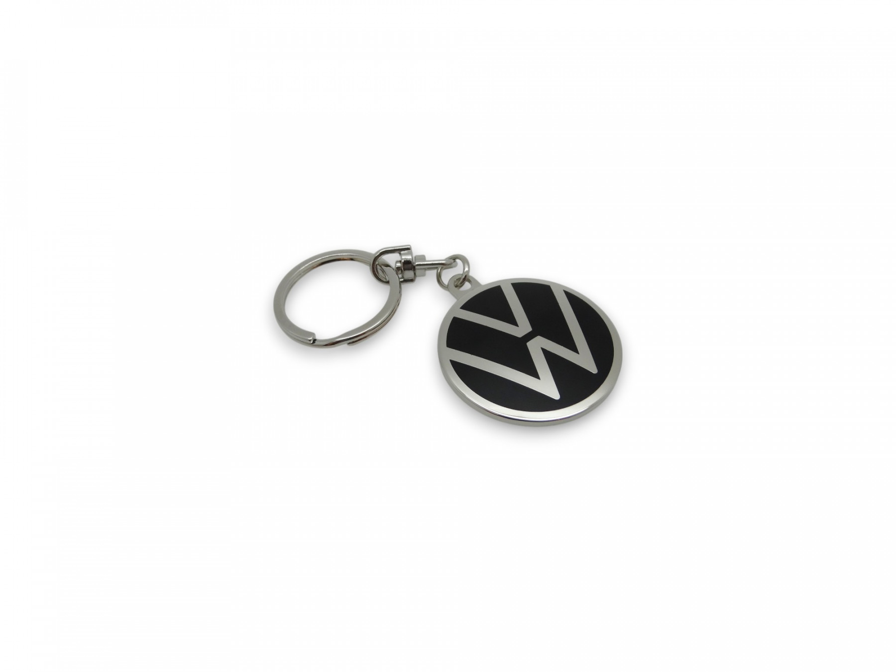 Original VW Schlüsselanhänger silber schwarz 000087010BQ