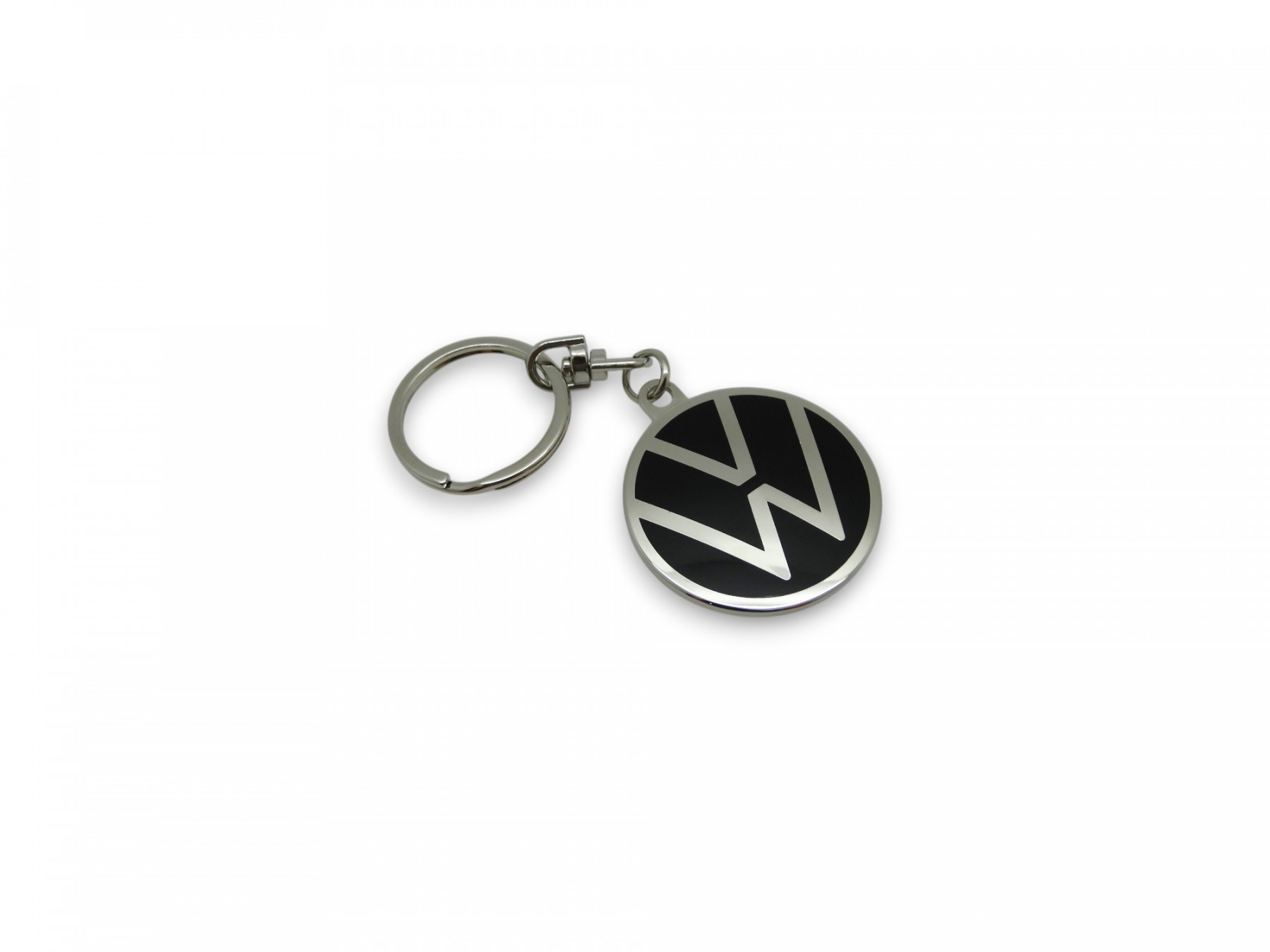 Original VW Schlüsselanhänger silber schwarz 000087010BQ