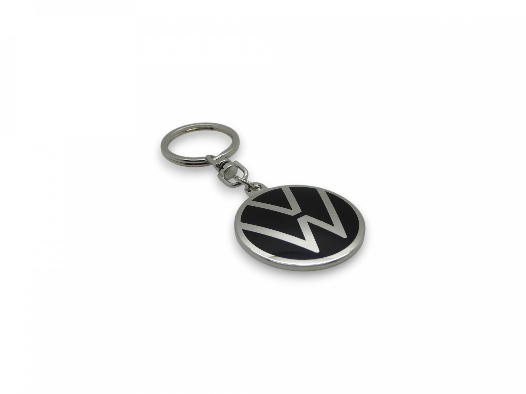 Original VW Schlüsselanhänger silber schwarz 000087010BQ