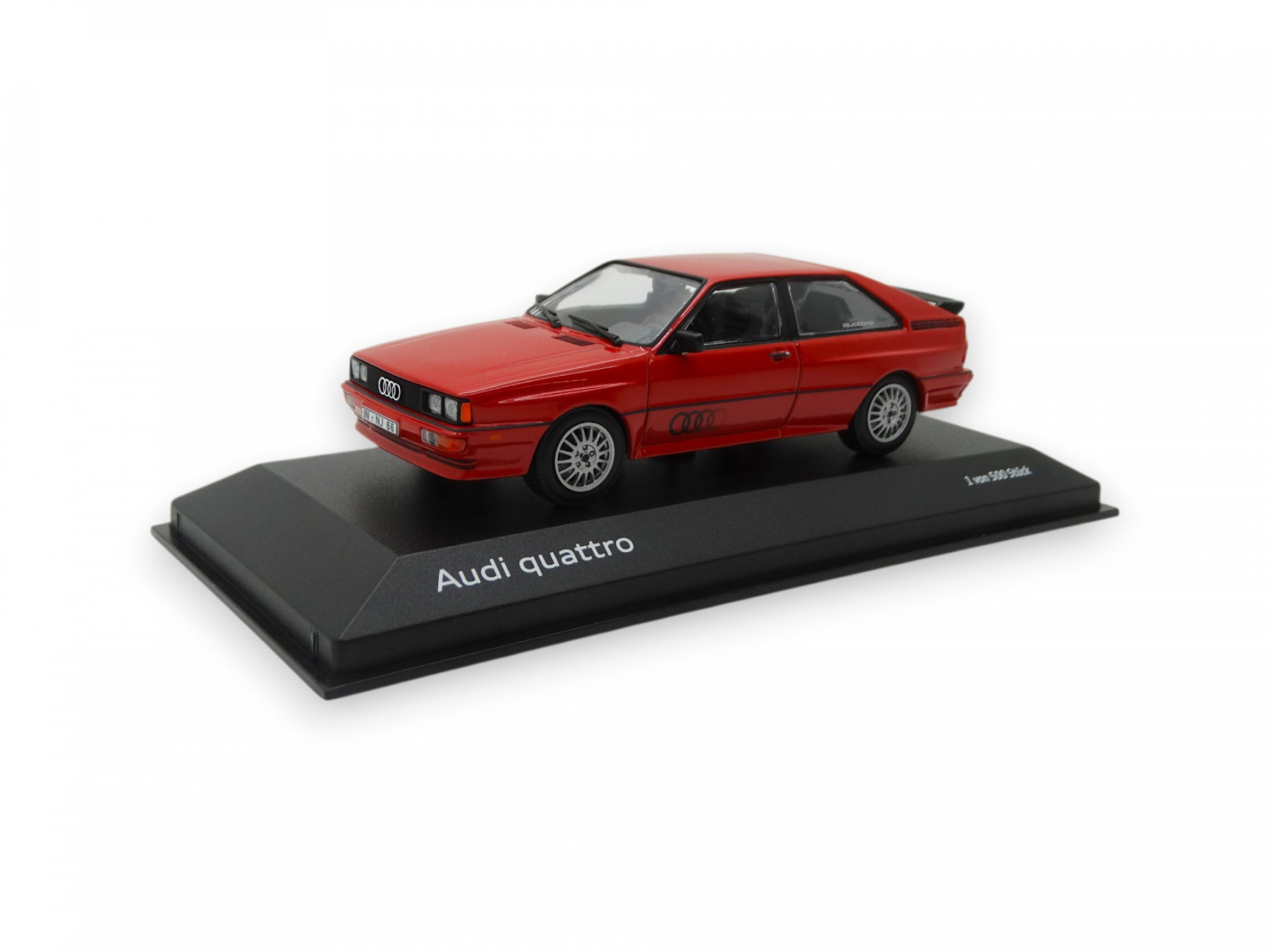 Audi quattro Modellauto Miniatur 1:43 Tornadorot