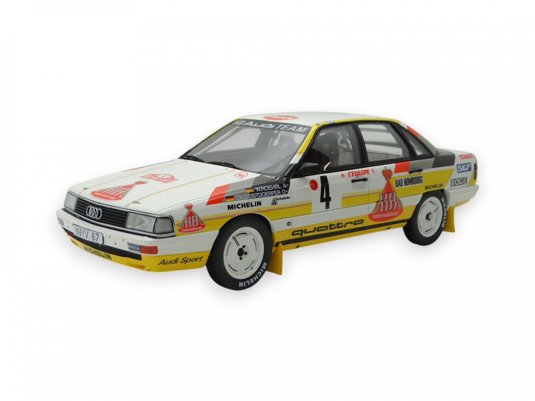 Audi 200 quattro RMC Rallye Monte Carlo Modellauto Miniatur 1:18