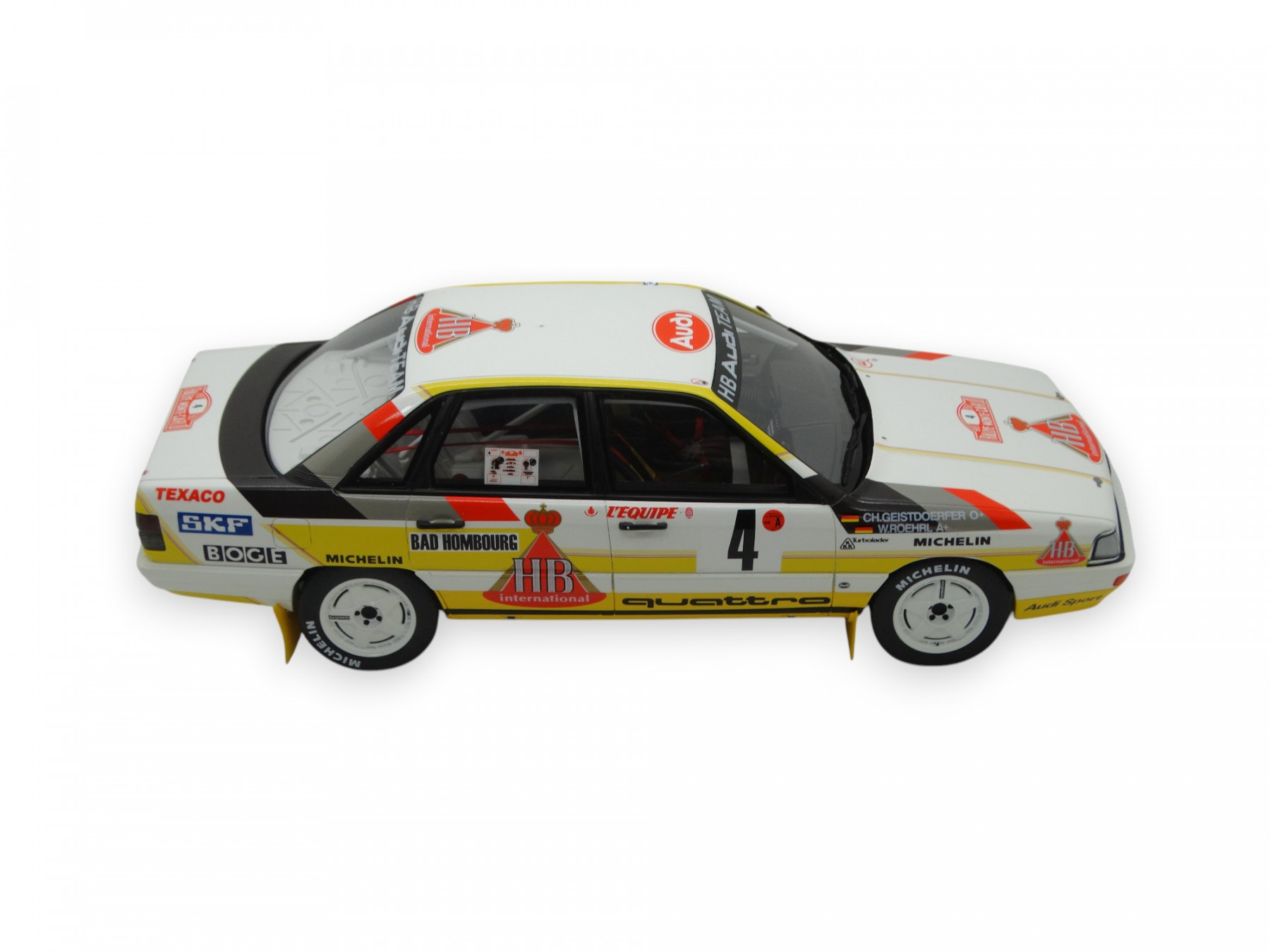 Audi 200 quattro RMC Rallye Monte Carlo Modellauto Miniatur 1:18