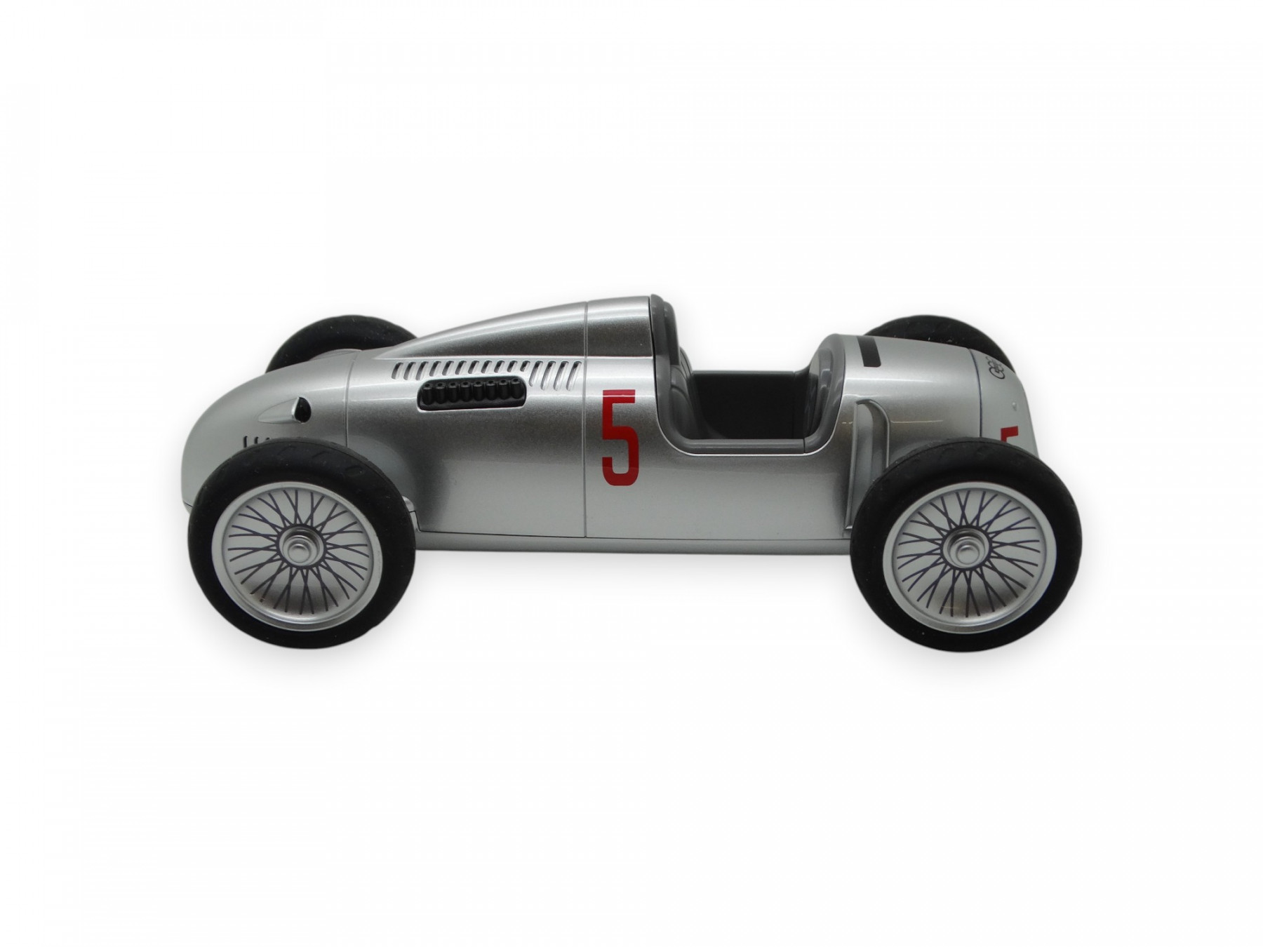 Auto Union Typ C Kinderspielzeug Spielzeugauto Miniatur 1:18 silber