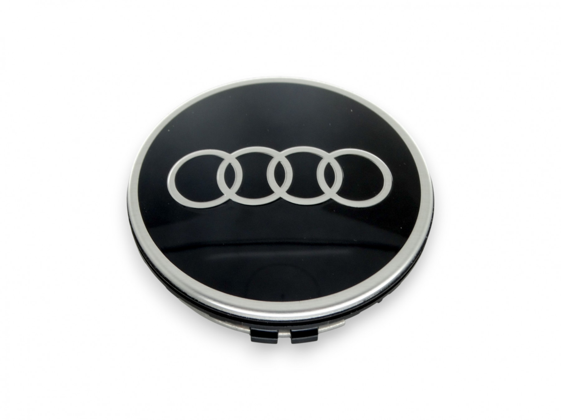 Original Audi Dynamische Nabendeckel Nabenkappen schwarz Audi Ringe 4M8071006