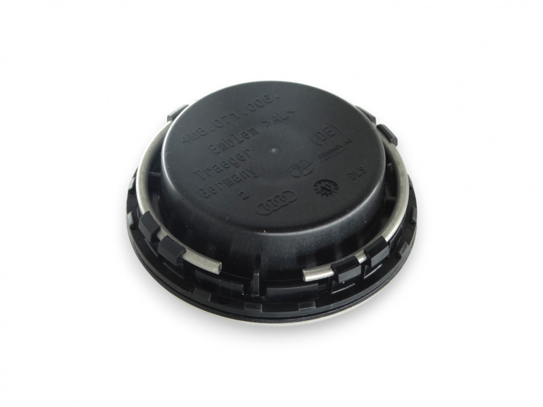 Original Audi Dynamische Nabendeckel Nabenkappen schwarz Audi Ringe 4M8071006