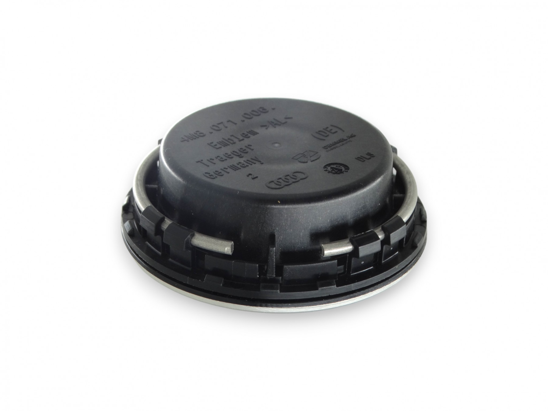 Original Audi Dynamische Nabendeckel Nabenkappen schwarz Audi Ringe 4M8071006