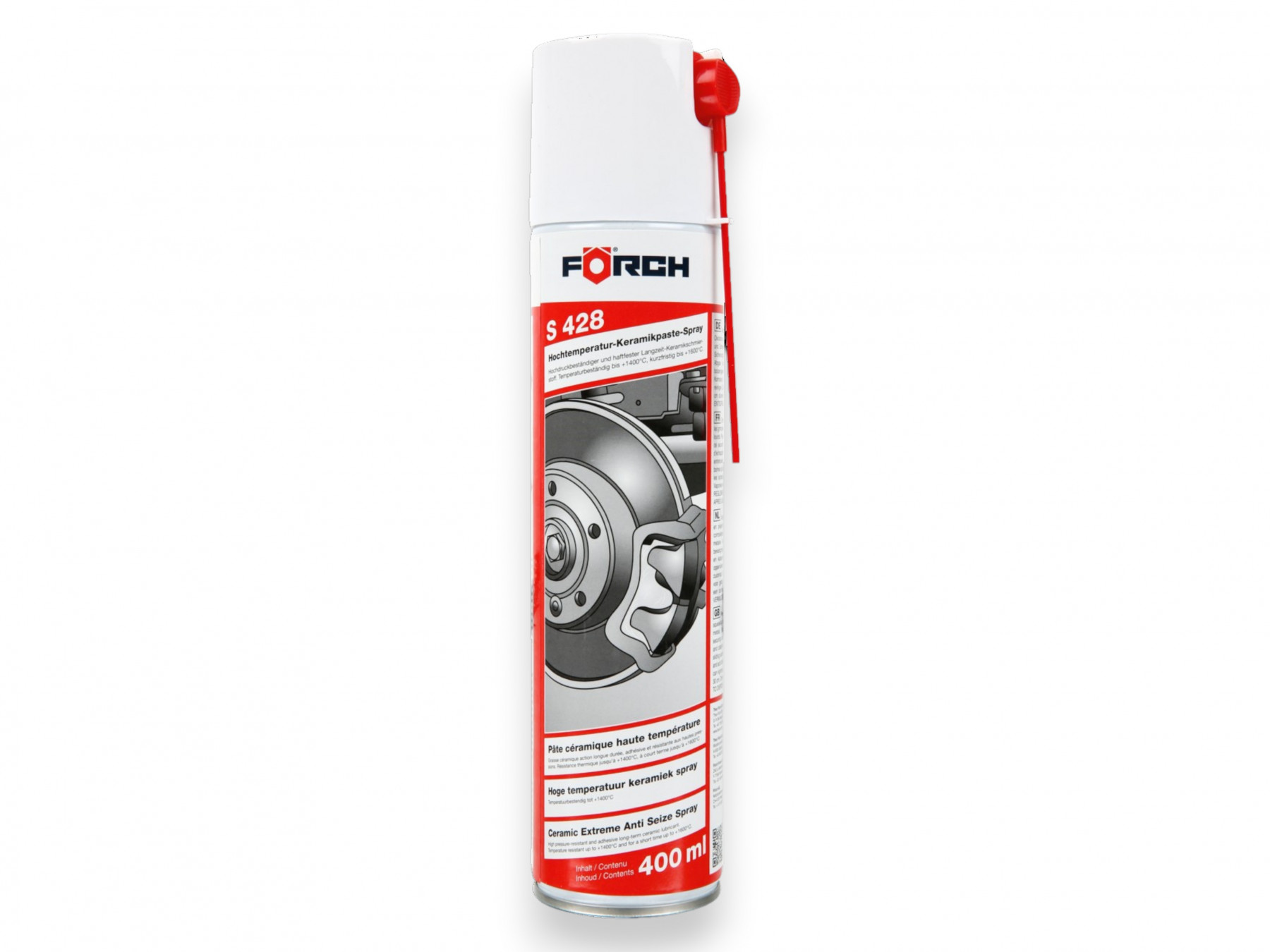 Förch S428 Keramikpaste Bremsenschutz Schraubverbindungen Langzeitwirkung 400ml