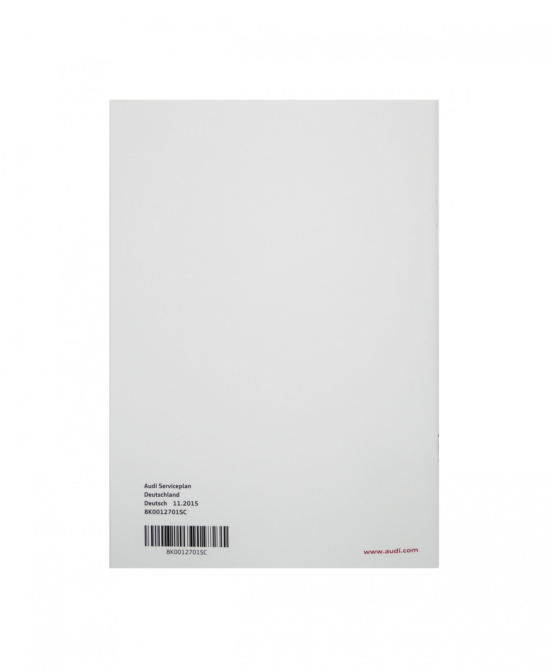 Audi Serviceplan Serviceheft Scheckheft 