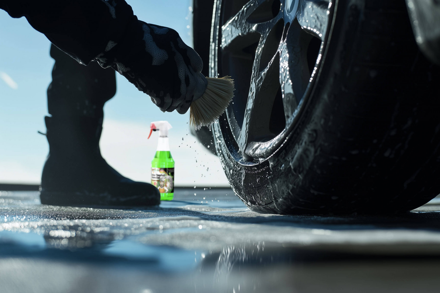 Alu Teufel Spezial Felgenreiniger Spezialreiniger grün für Alu Felgen 1 Liter