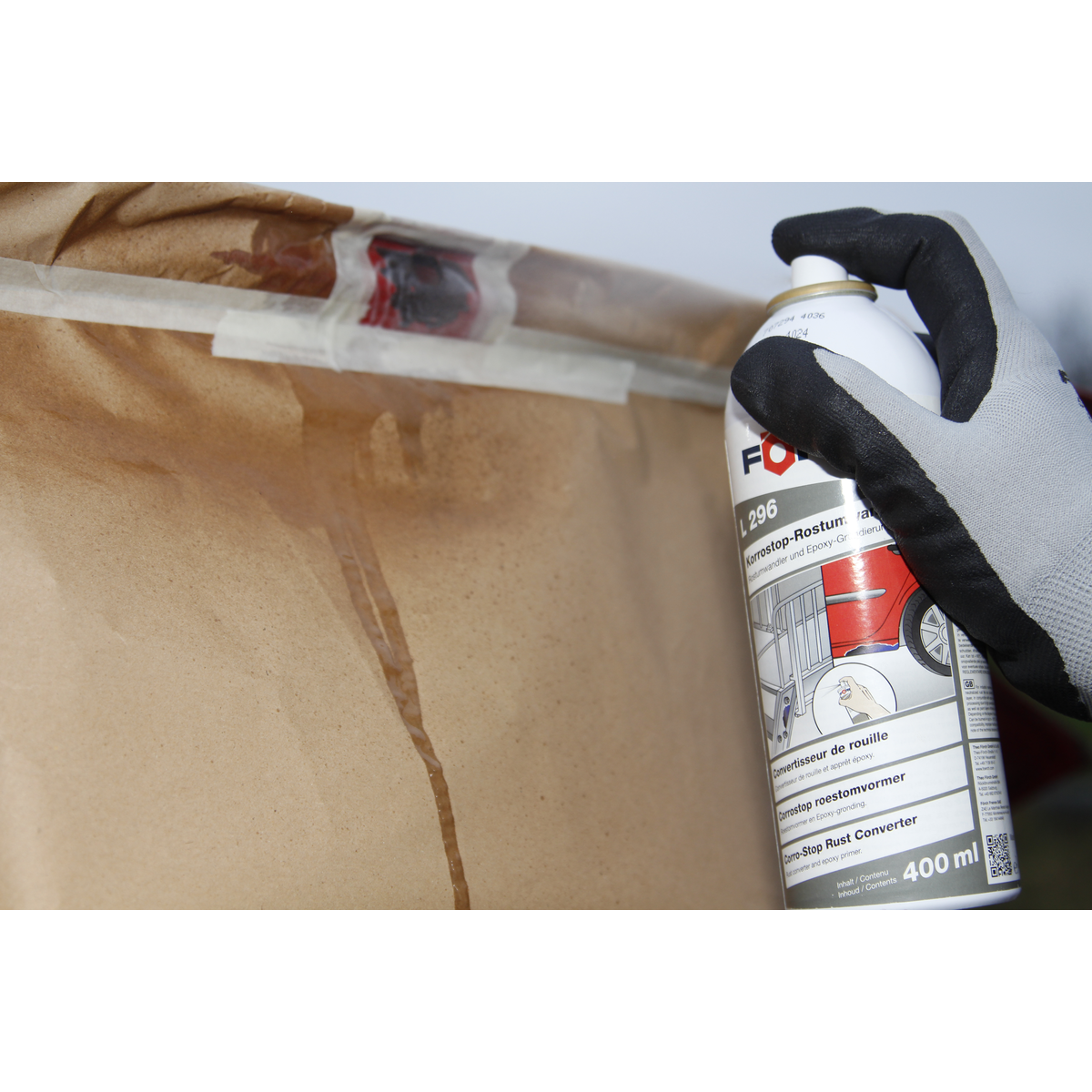 Förch L296 Korrostop Rostumwandler Rostschutz Spray Epoxidharzbasis 400ml