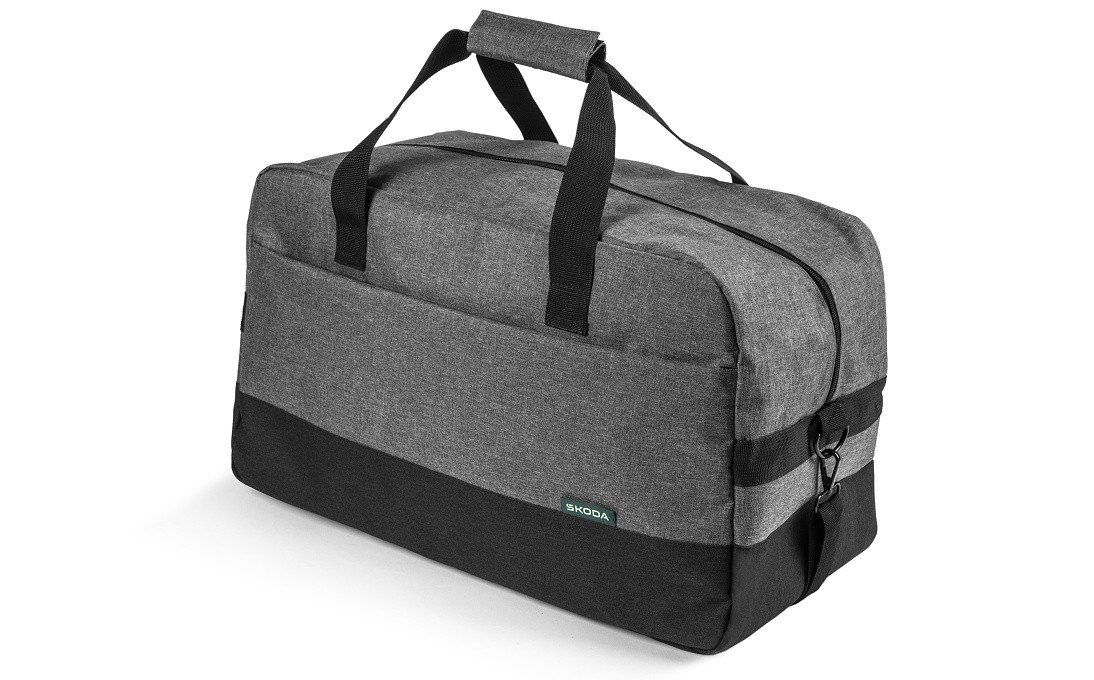 Skoda Sporttasche Reisetasche Freizeittasche Umhängetasche grau 000087318N