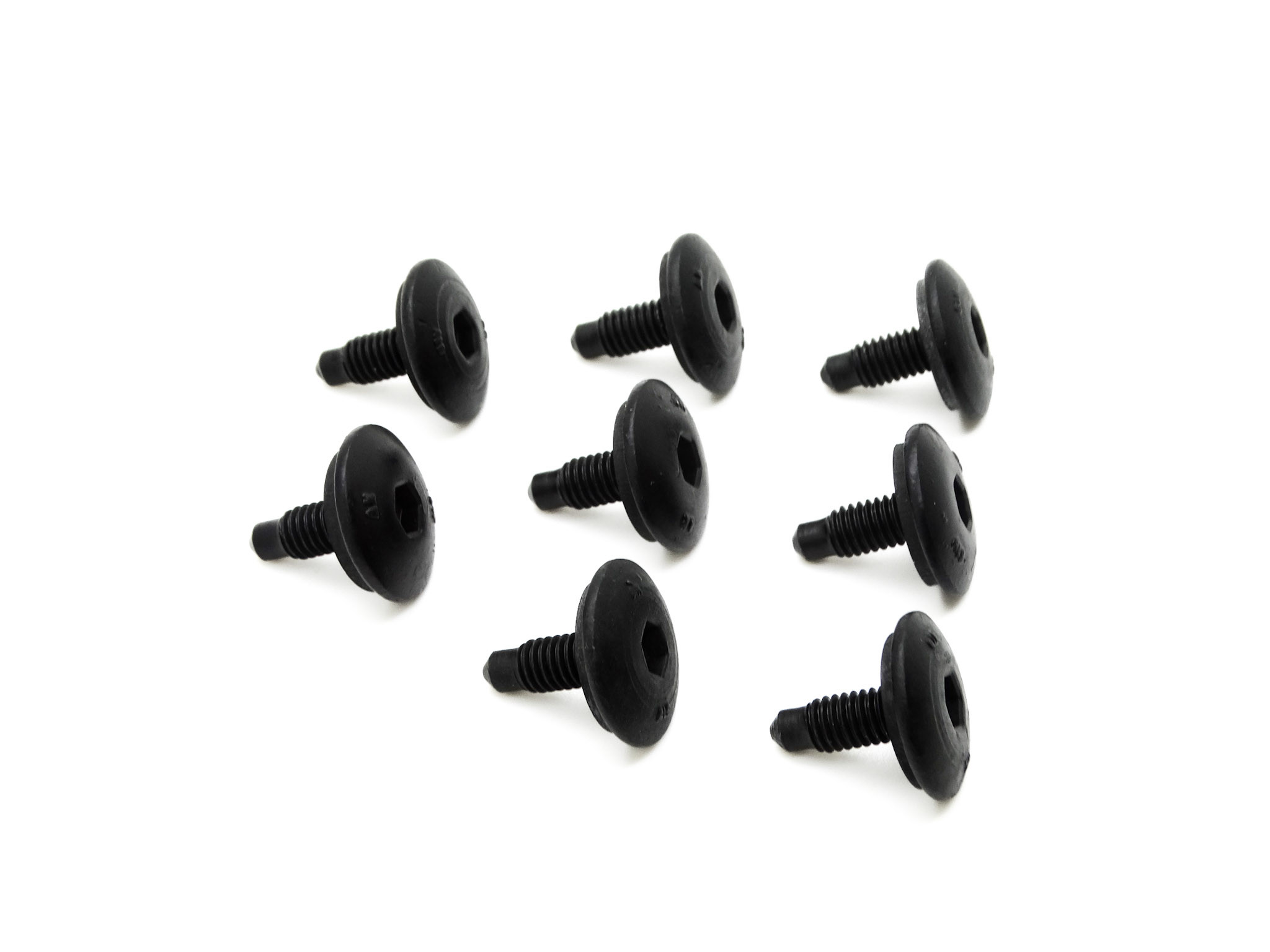 8x Original VW Audi Abdeckschrauben mit Dichtung Sechskant T5 T6 T6.1