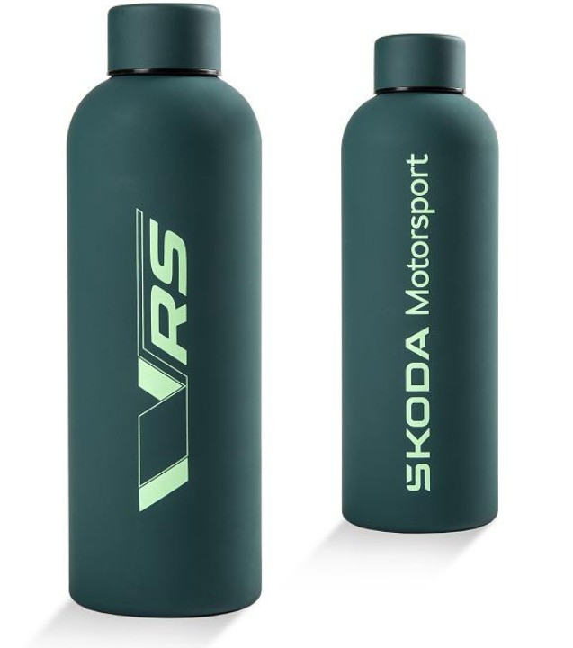 Skoda Isolierflasche Motorsport Trinkflasche Edelstahl 500ml grün 6U0069604B