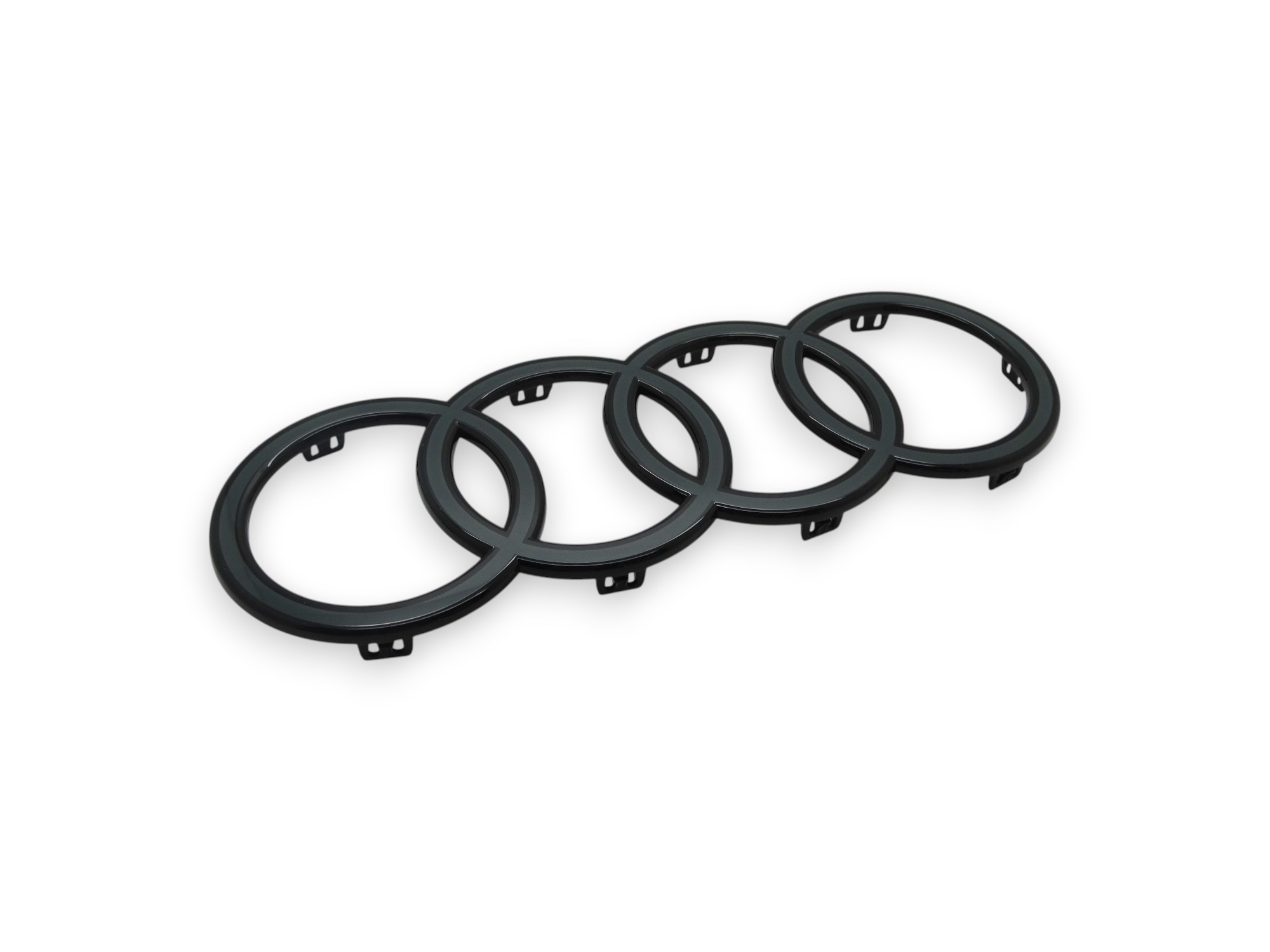 Original Audi Q7 Ringe Emblem Schriftzug Kühlergrill anthrazit 4M0853605B 716