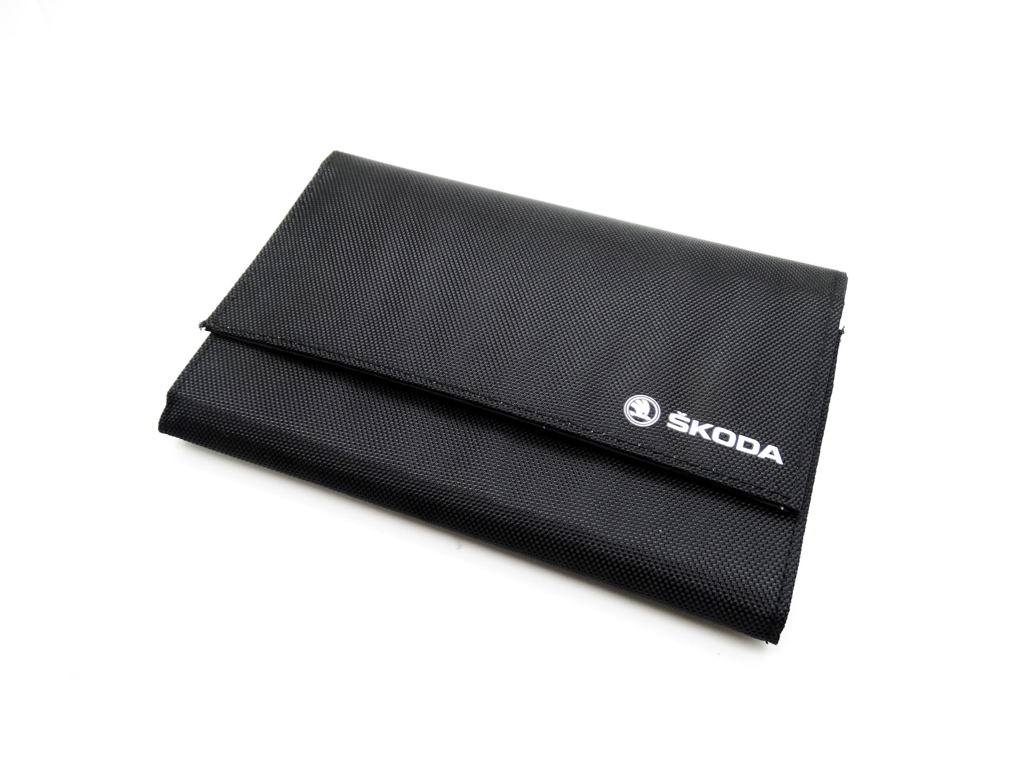 Original Skoda Bordbuchmappe Tasche Schutzhülle Polyester schwarz 3V0016951A