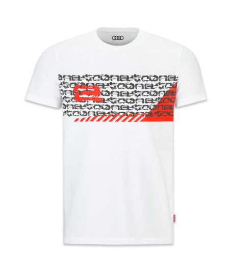 Audi e-tron Herren T-Shirt weiß Gr. S, M, L, XL, XXL